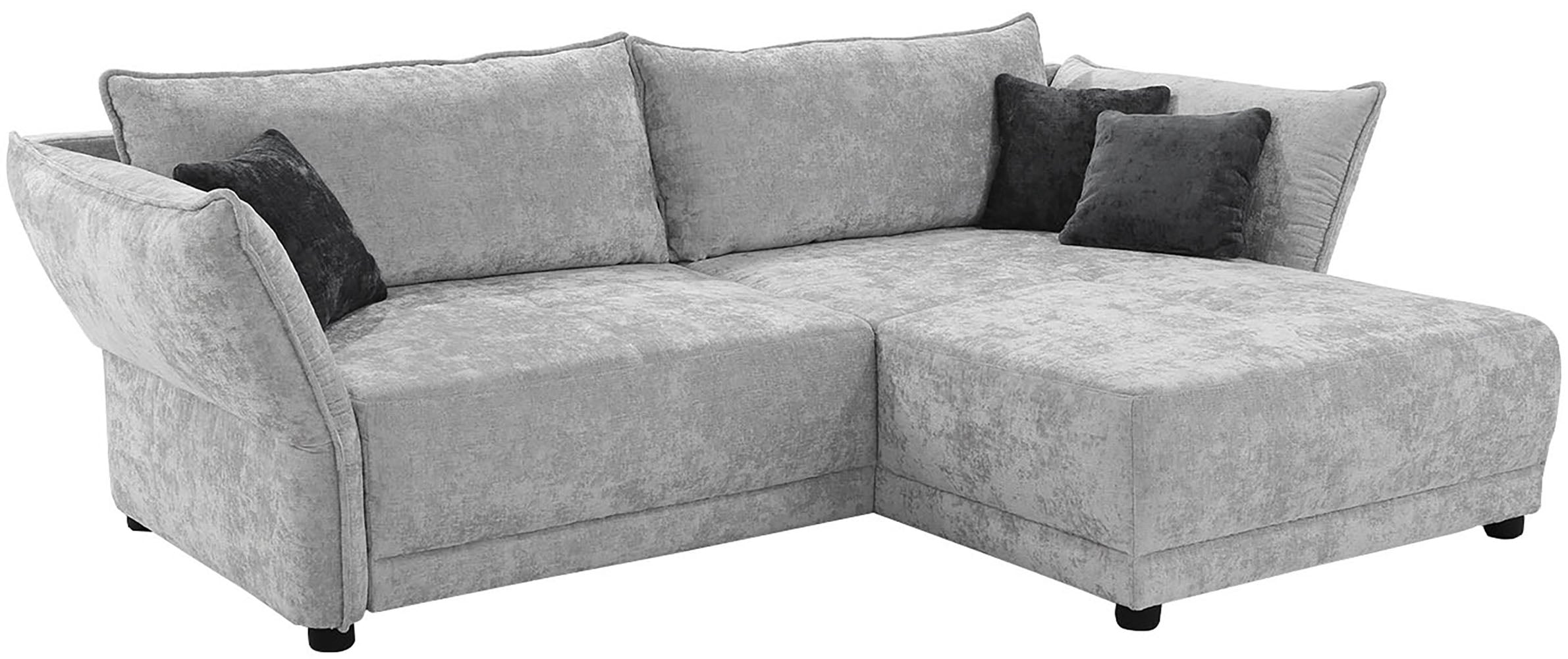 Jockenhöfer Gruppe Ecksofa »Loggia, Wellenfederung«, Ottomane links oder rechts montierbar, flexible Armlehnen