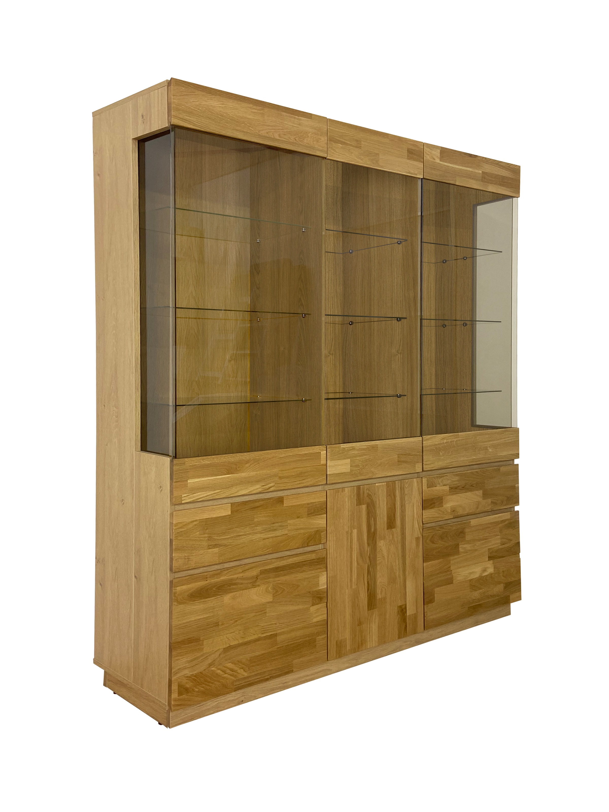 Thumbnail - Home affaire Vitrine "Laima", Breite 140 cm, teilmassiv, mit Glastüren