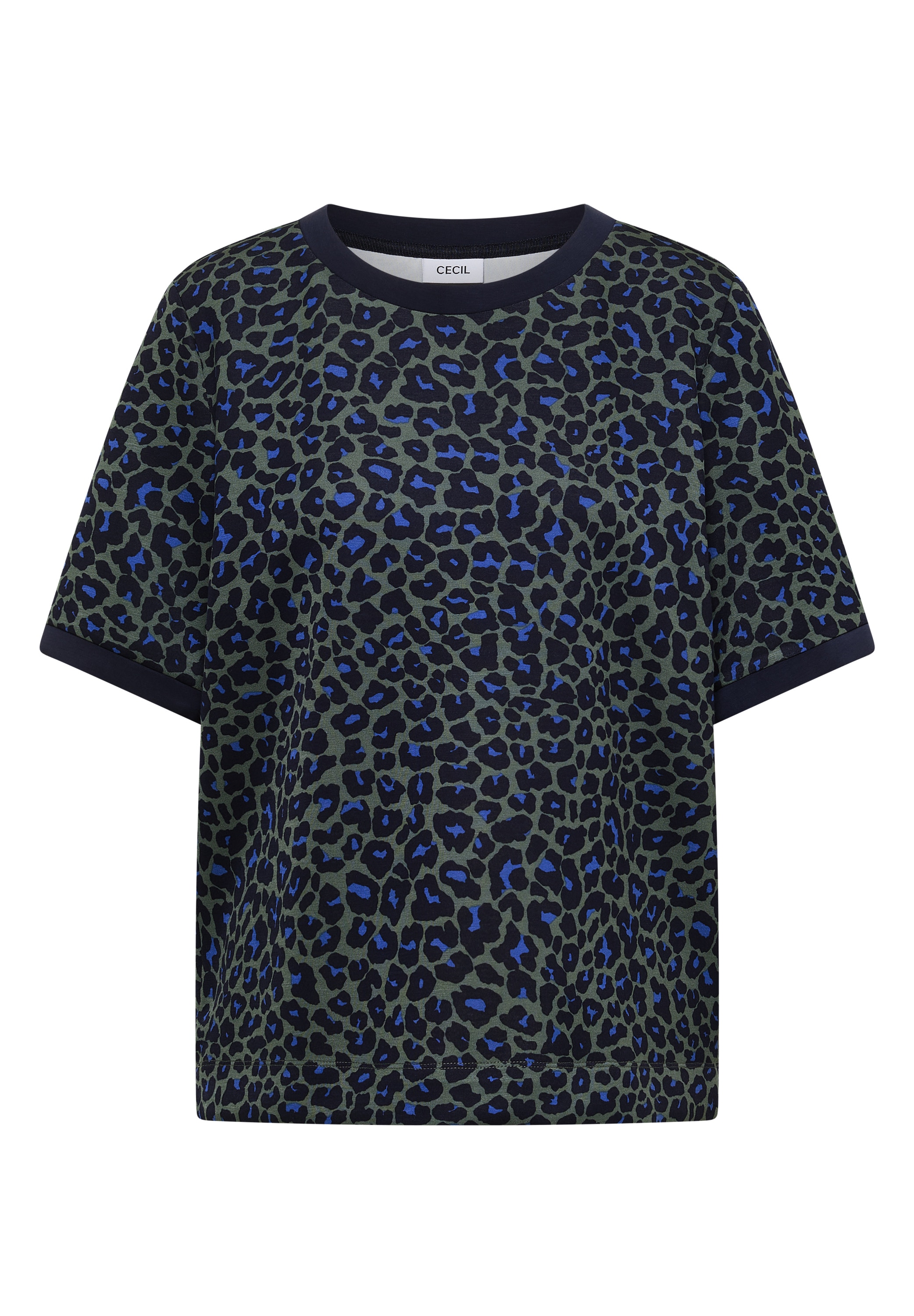 Cecil Sweater , Sommershirt / Rundhals / Animal-Print
