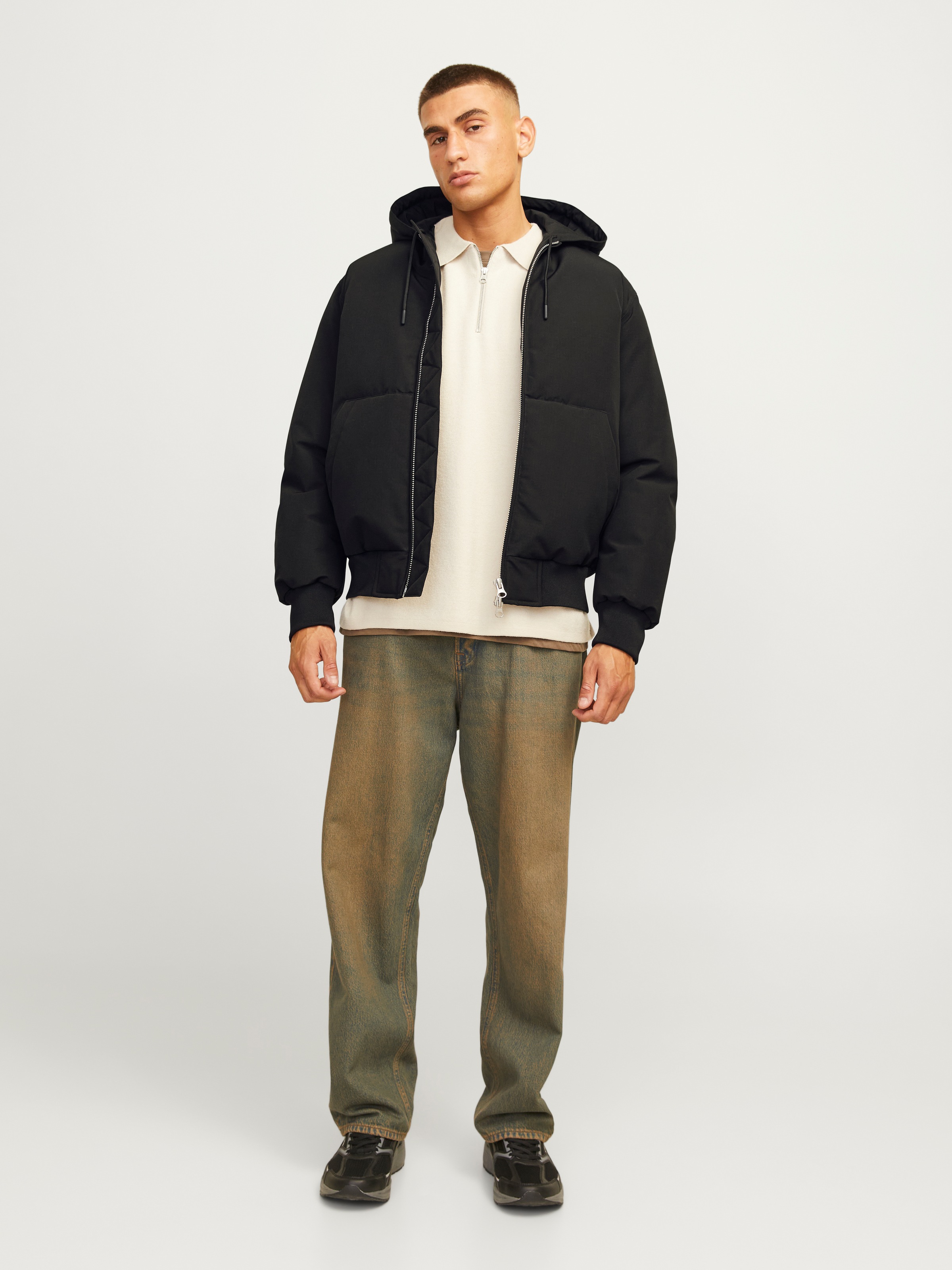 Jack & Jones Bomberjacke »JCOCOLLECTIVE BOMBER JACKET SN«, mit Kapuze