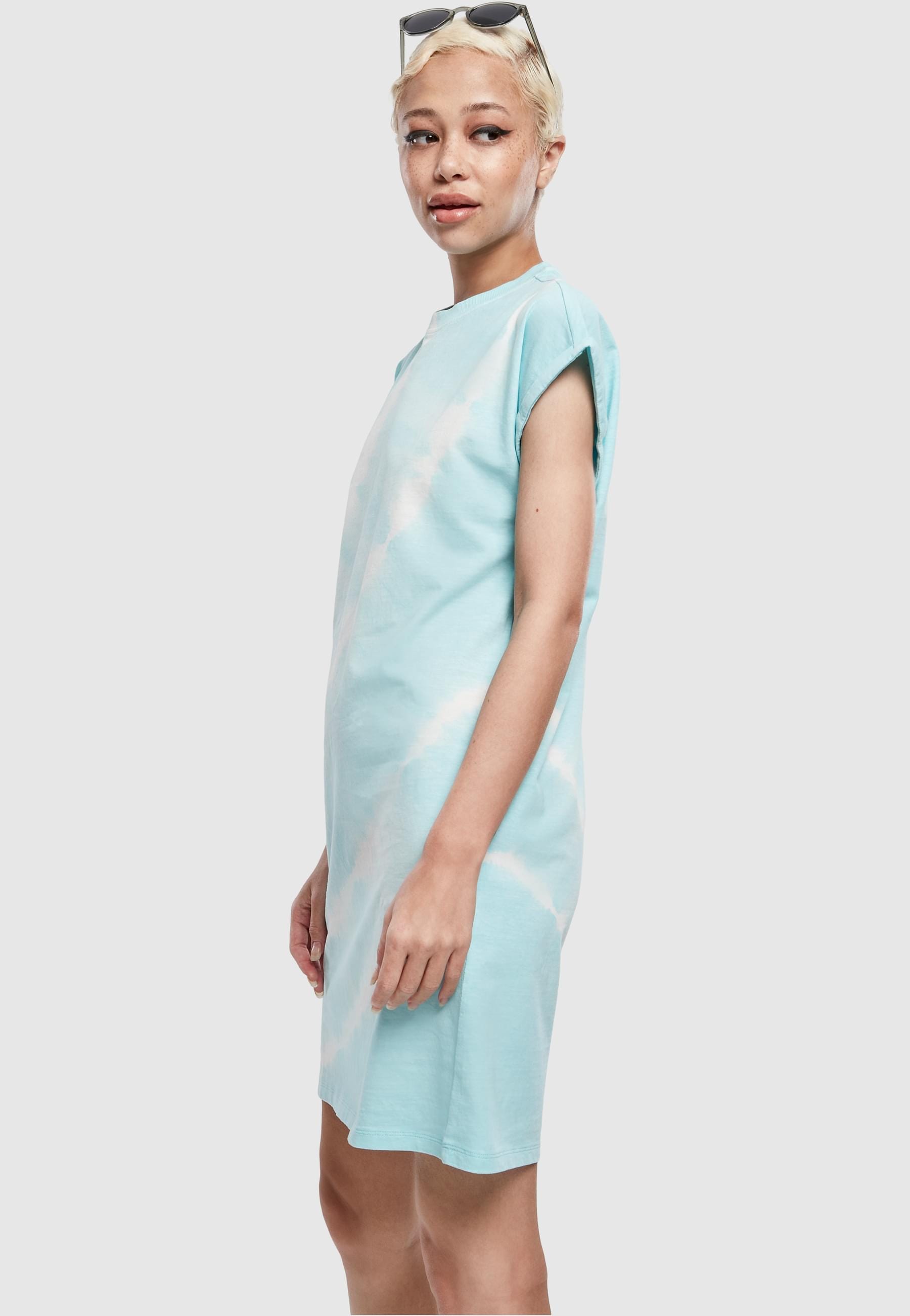 URBAN CLASSICS Shirtkleid »Urban Classics Damen Ladies Tie Dye Dress«, (1 tlg.)