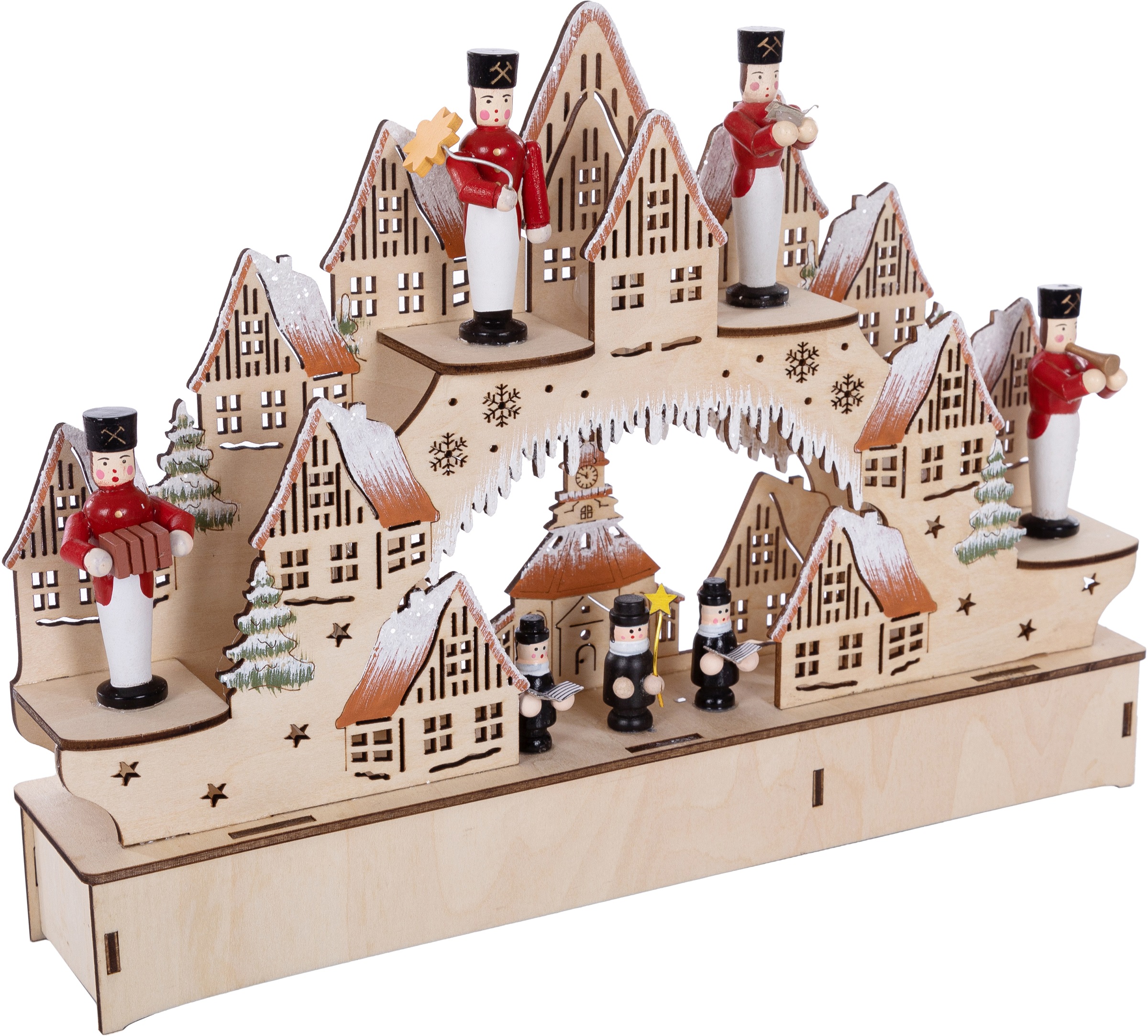 Myflair Möbel & Accessoires LED Schwibbogen "Weihnachtsdeko" 1 Stk. aus Hol günstig online kaufen