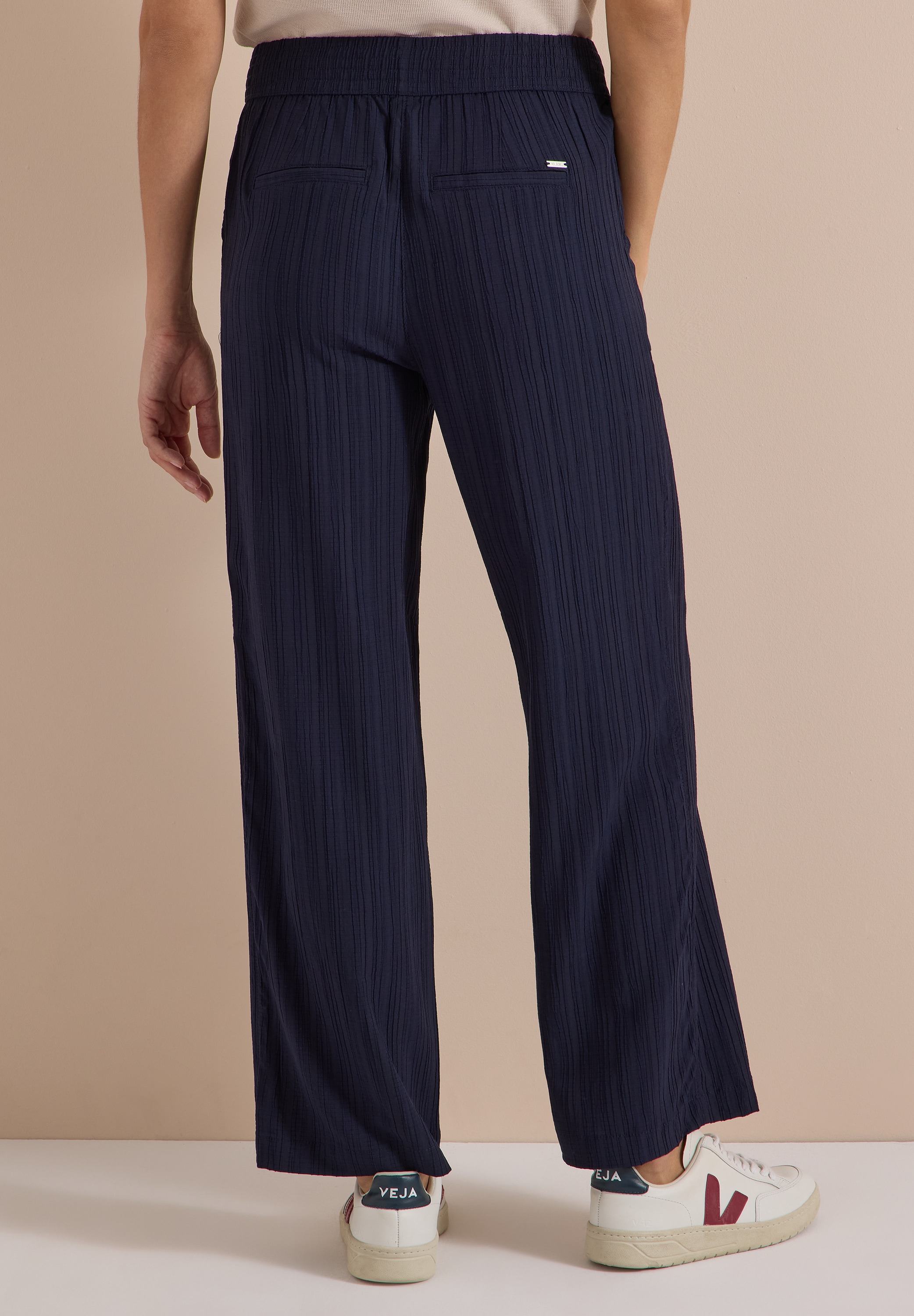 Cecil Stoffhose  mit Wide Legs