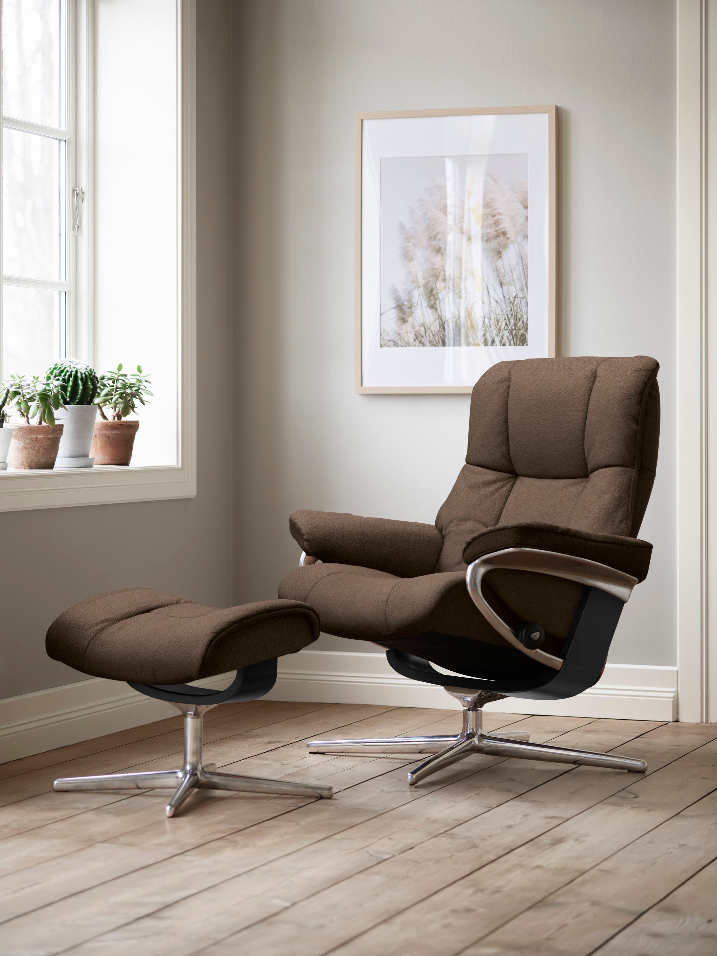 Stressless Relaxsessel "Mayfair", mit Cross Base, Größe S, M & L, Holzakzen günstig online kaufen