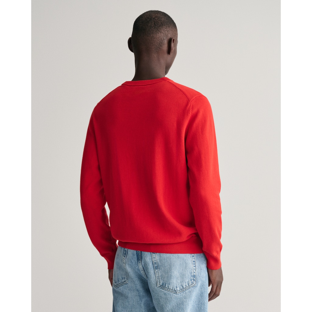 Gant Rundhalspullover »Classic Cotton C-Neck«