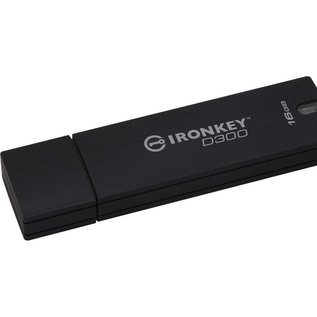 Kingston USB-Stick »IRONKEY D300S 16GB«, (USB 3.1 Lesegeschwindigkeit 165 MB/s)