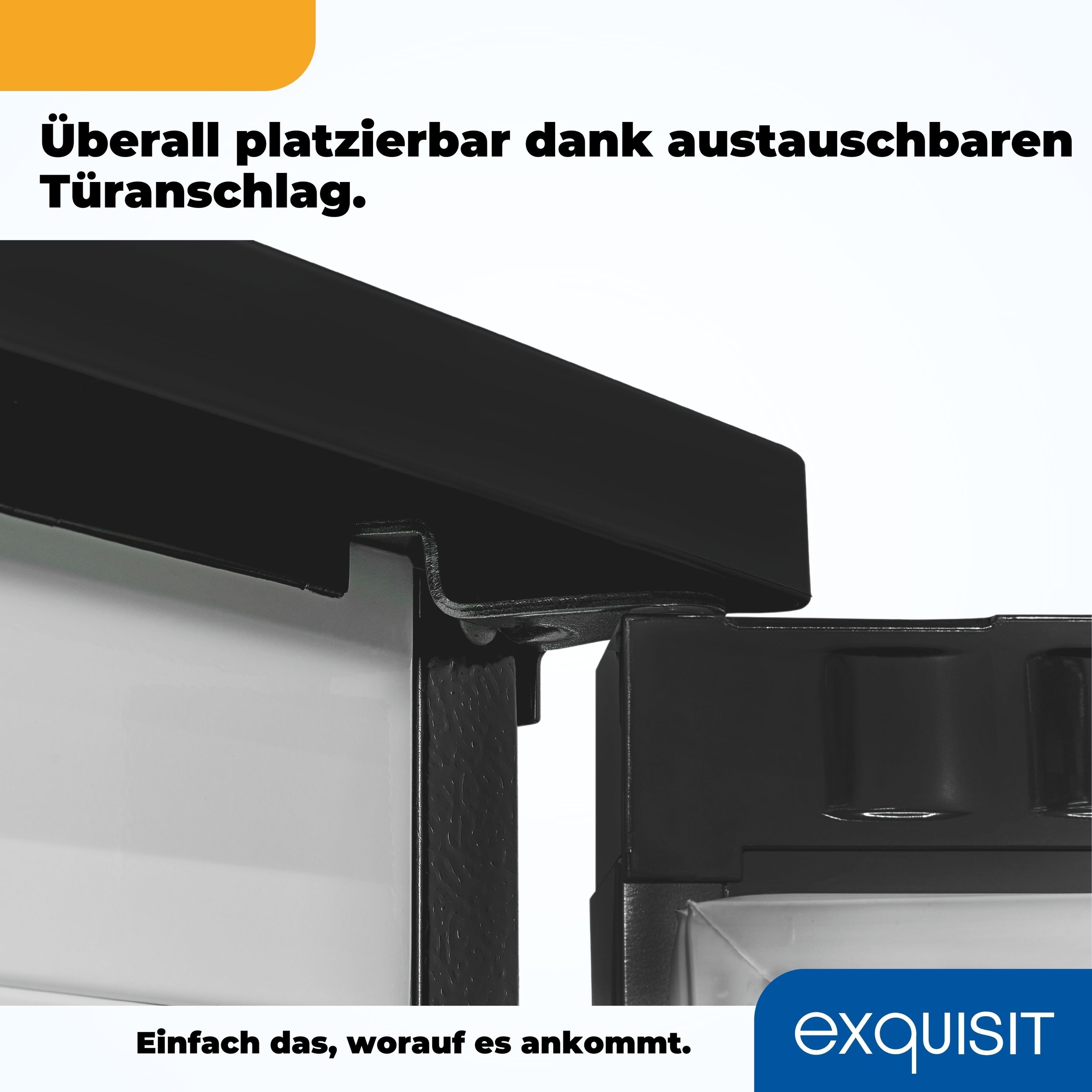 exquisit Gefrierschrank »GS81-040B inoxlook-az« 85 cm hoch 54,5 cm breit Viel Platz, starke Gefrierleistung