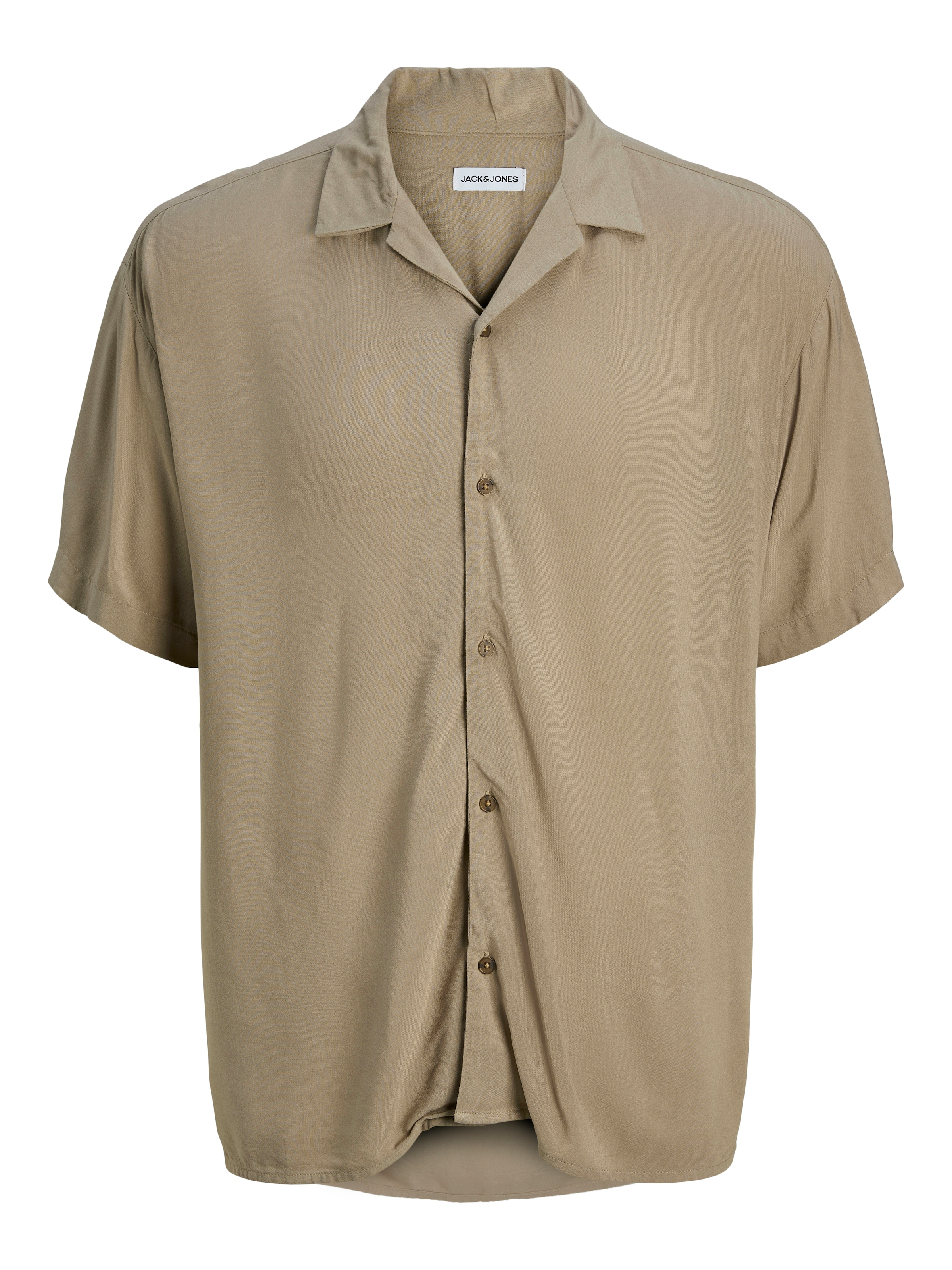 Jack & Jones Kurzarmhemd »JJEJEFF SOLID RESORT SHIRT S/S SN«, mit Resort Kragen
