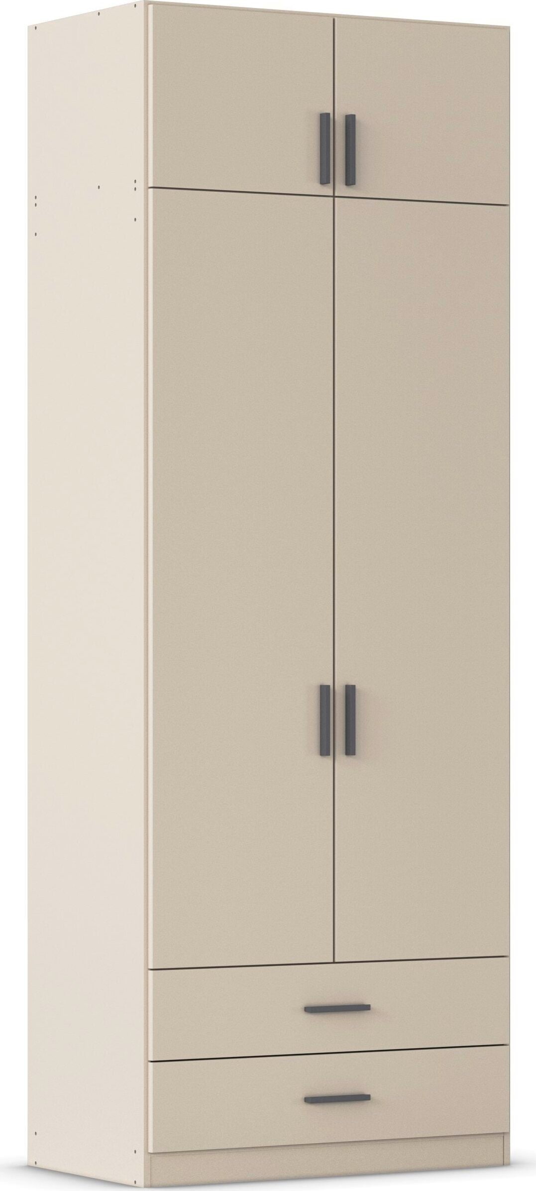 rauch "Schrank Garderobe Wäscheschrank GAMMA in 4 Breiten 91-226 cm" 3 verschiedene Ausstattungen BASIC/CLASSIC/PREMIUM (inkl. SOFT-CLOSE), mit Schubladen und Schrankaufsatz, schlichtes Design MADE IN GERMANY