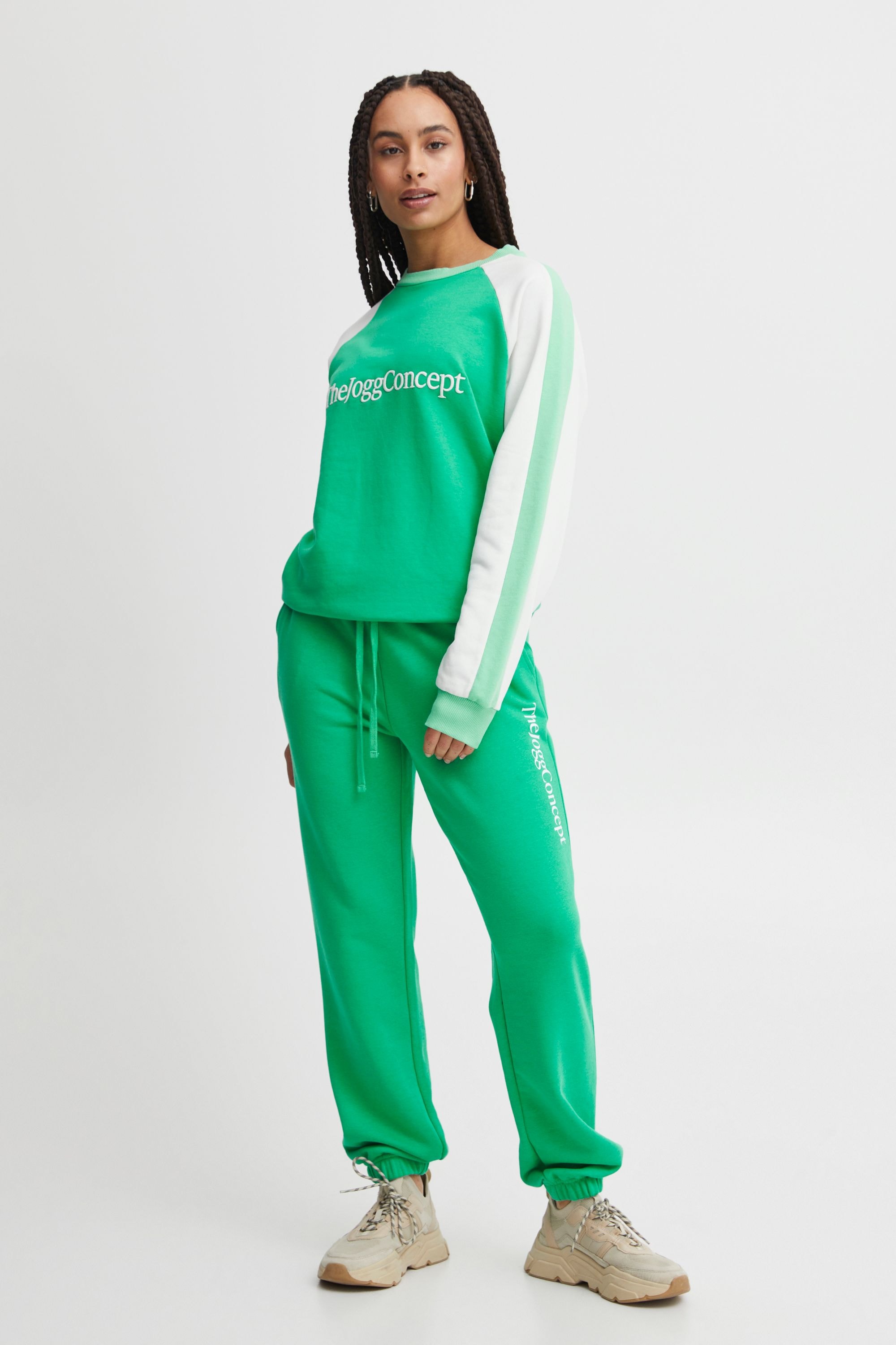 TheJoggConcept Rundhalspullover »Sweatshirt JCSafine«