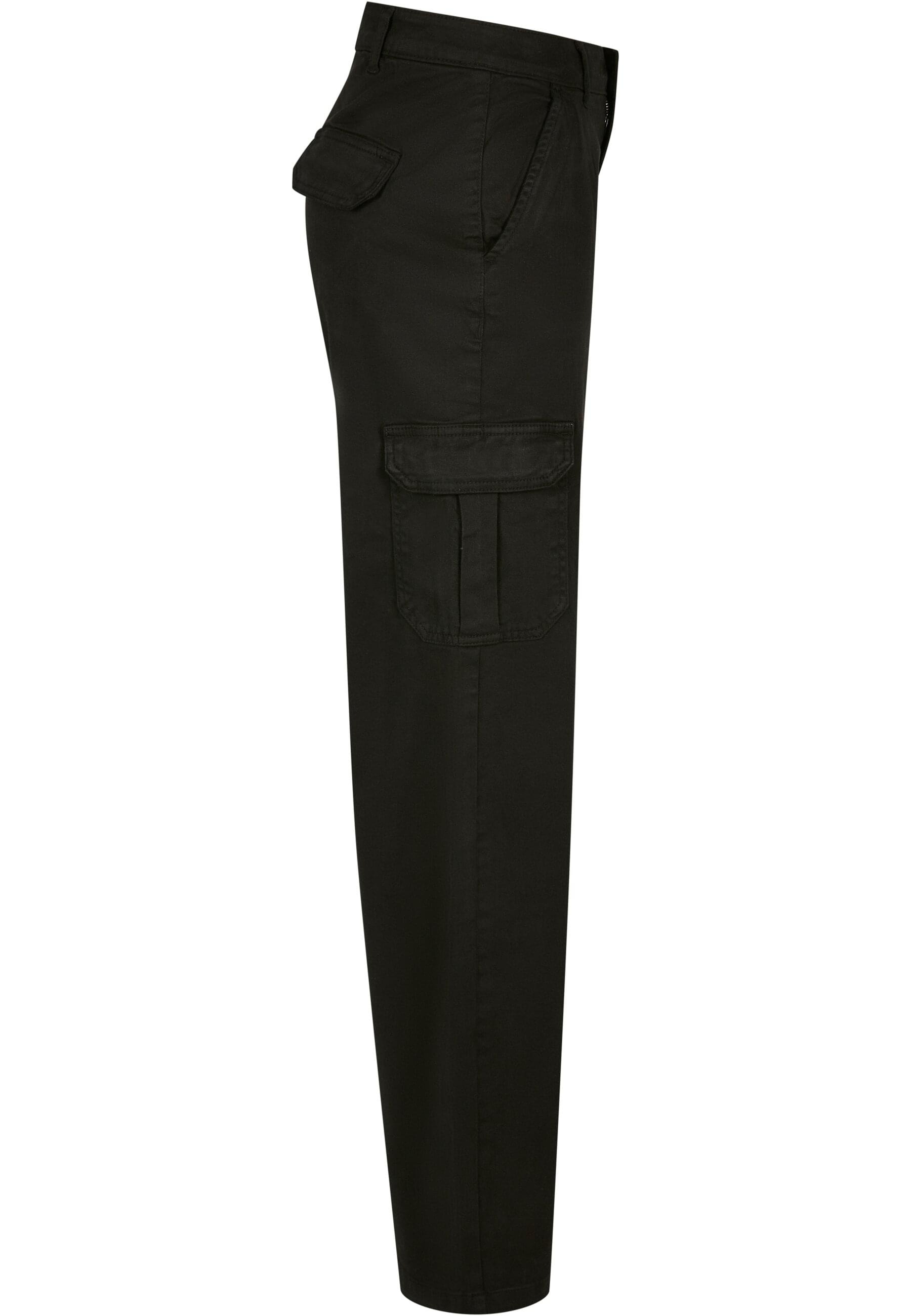 URBAN CLASSICS Stoffhose »Urban Classics Damen Ladies High Waist Straight Cargo Pants«, (1 tlg.)