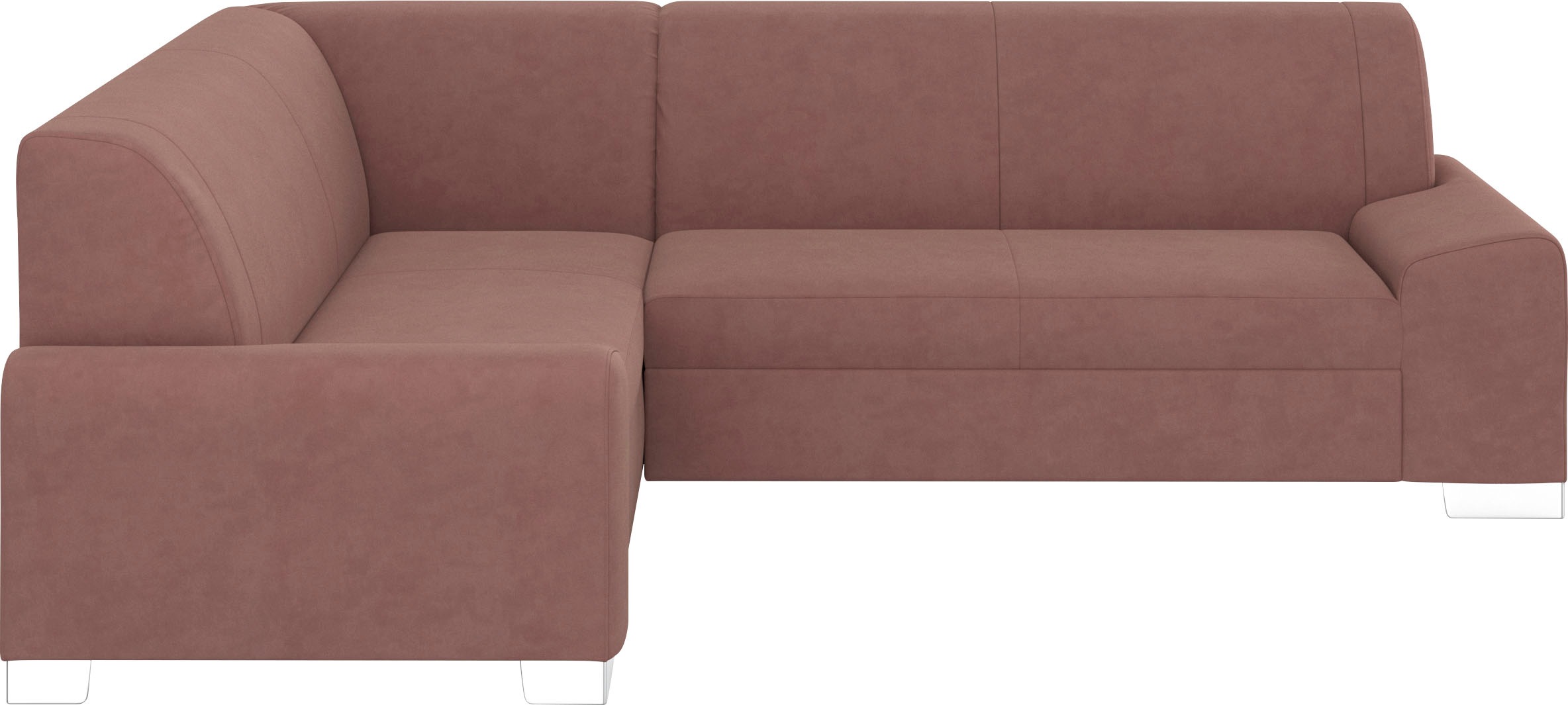 DOMO collection Ecksofa "Anzio in kubischer Formensprache, flache Armlehnen günstig online kaufen