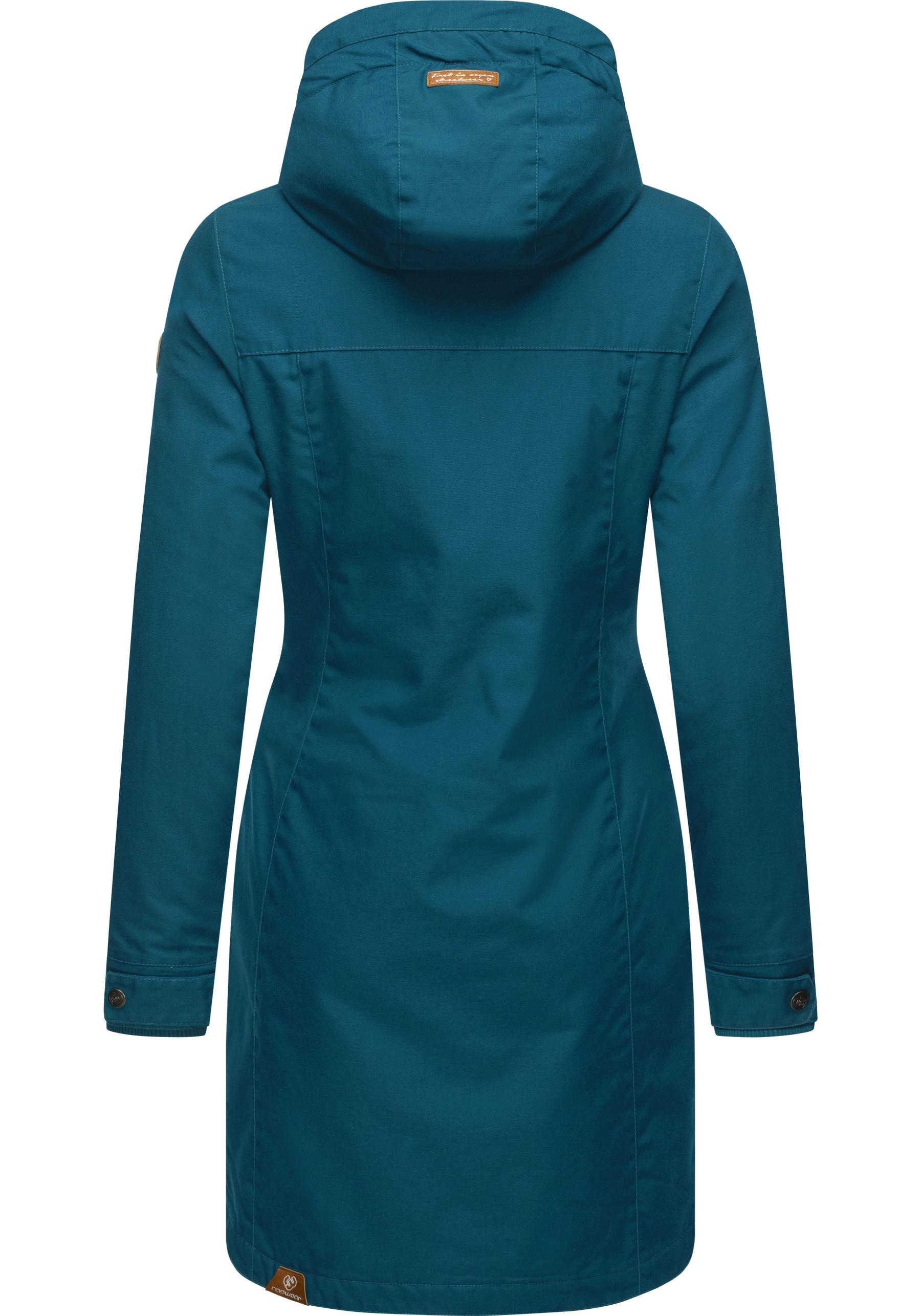 Ragwear Wintermantel »Jannisa«, stylischer Damen Winterparka mit Kapuze