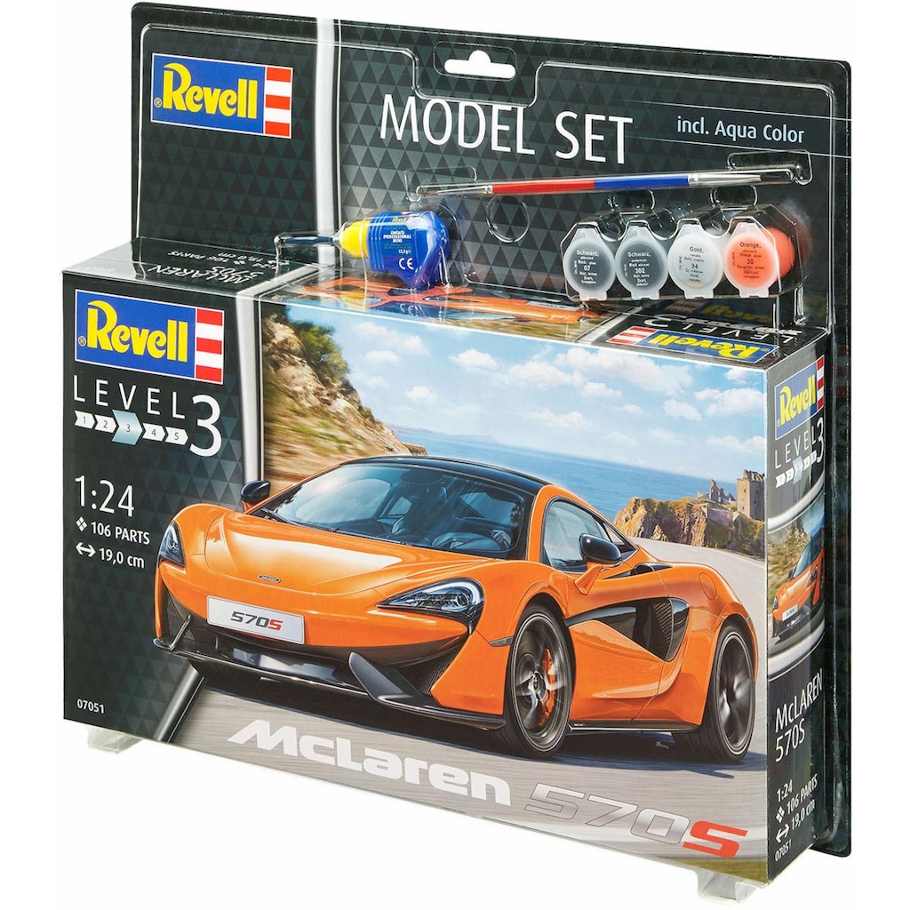 Revell® Modellbausatz »Model Set, McLaren 570S«, (Set), 1:24