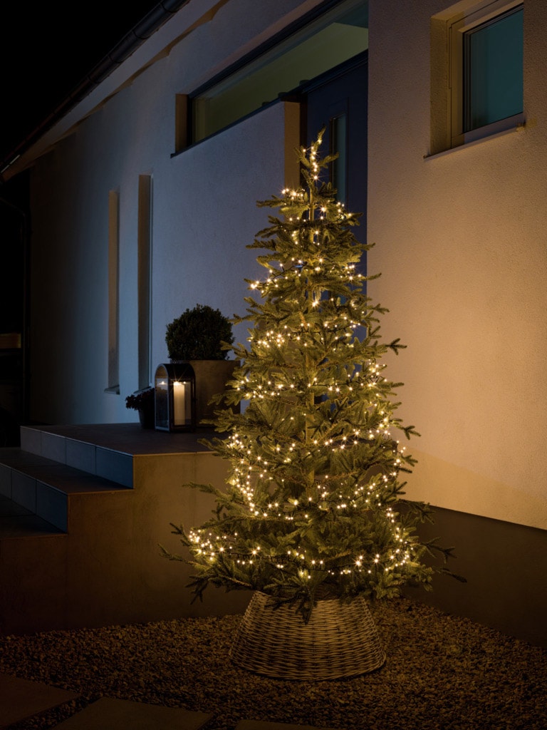 KONSTSMIDE 2000 »Weihnachtsdeko Dioden kaufen | LED-Lichterkette BAUR warm aussen«, weiße gefrostet,
