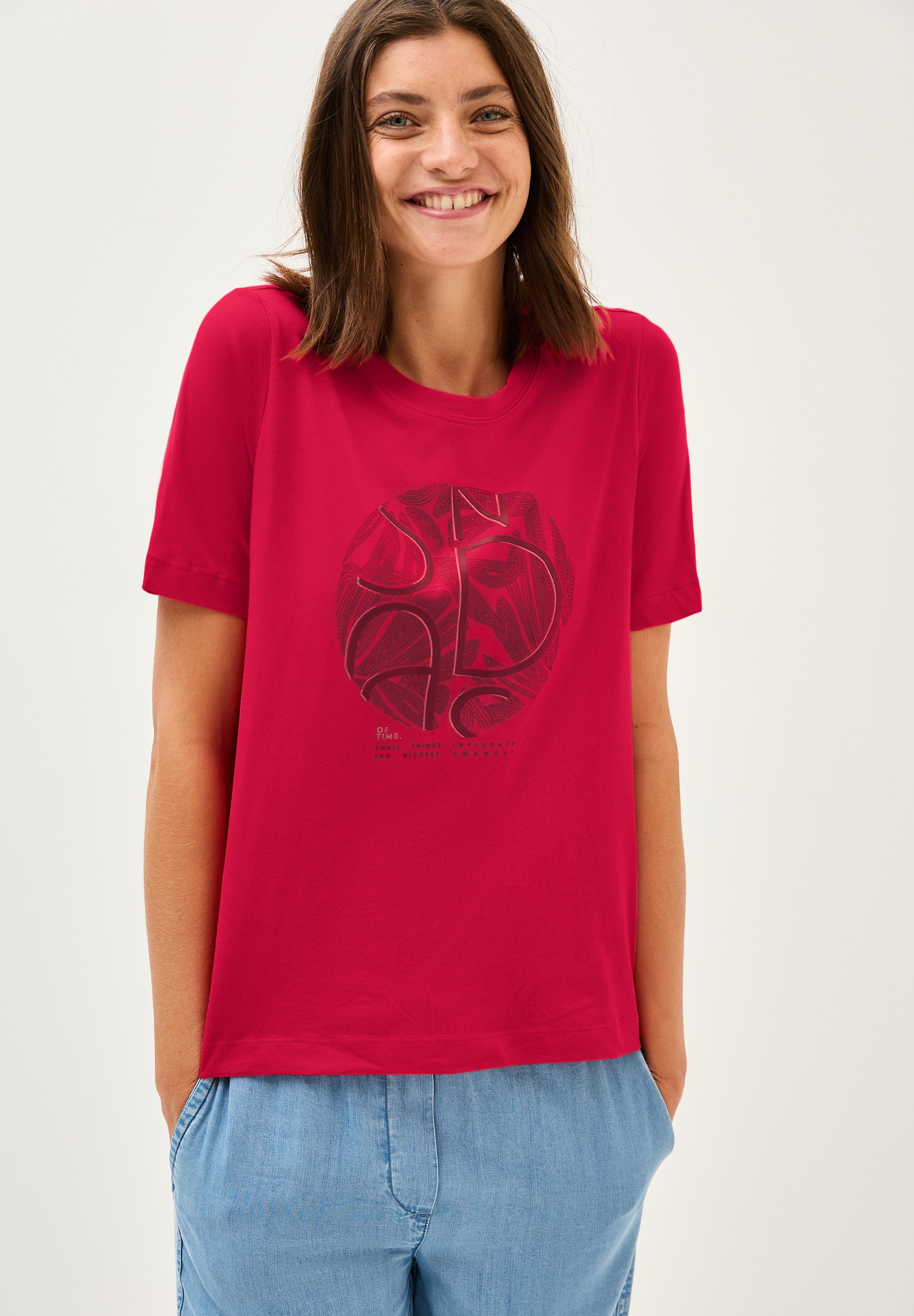 Cecil T-Shirt, mit Artwork günstig online kaufen