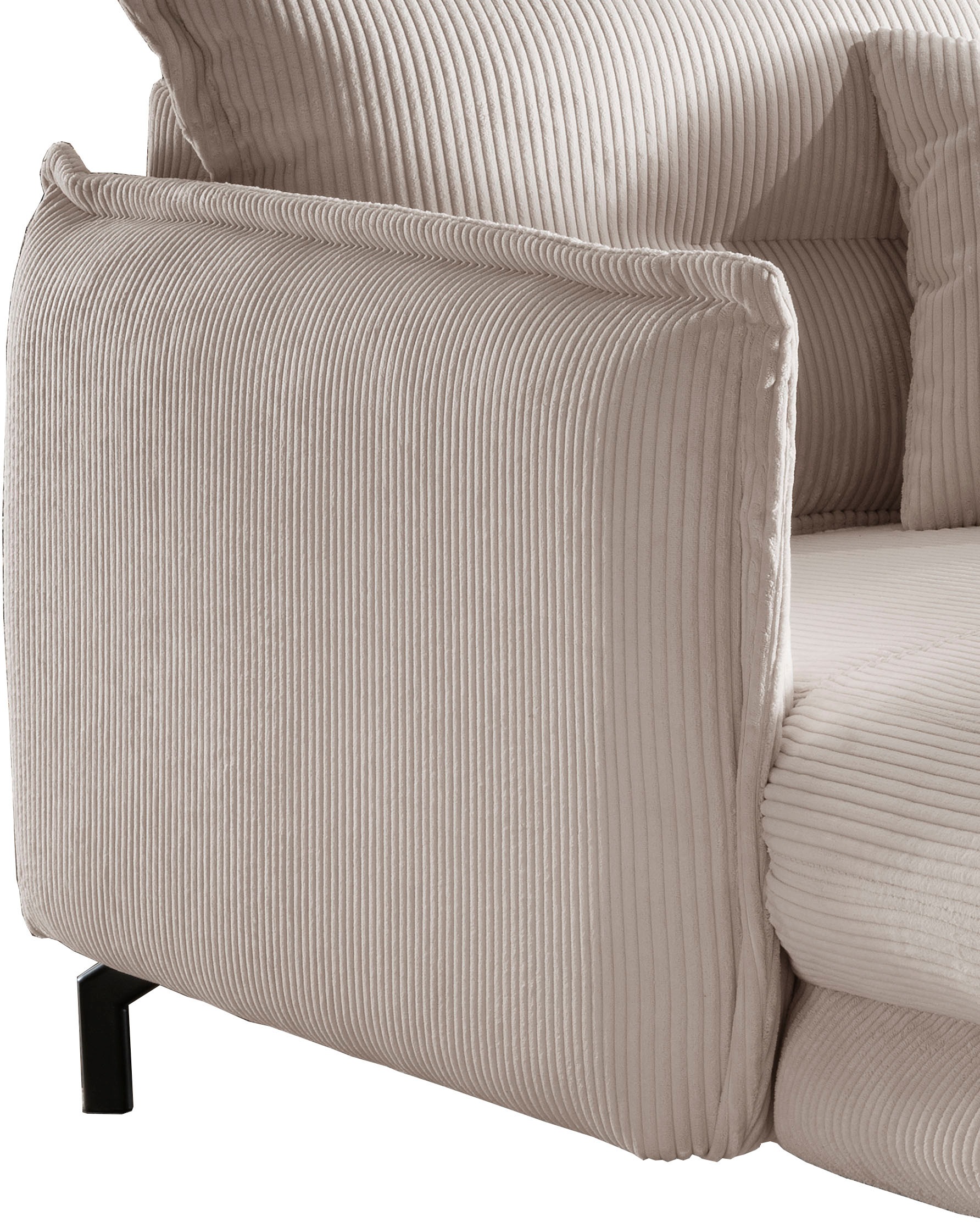 Home affaire Relaxsessel »Lazio modern und bequem, schmale Armlehnen, tolle Detailverarbeitung« zwei verschiedene Fußfarben wählbar