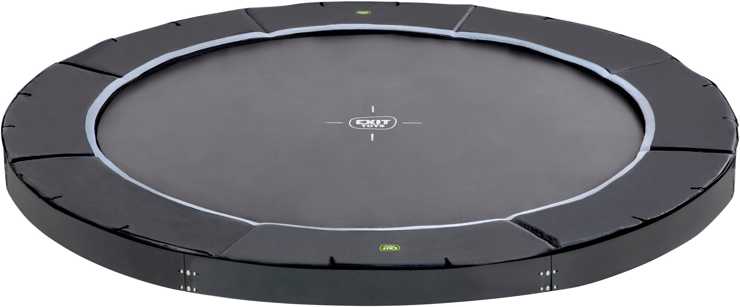 EXIT Bodentrampolin »EXIT Dynamic ebenerdiges sports Trampolin ø305cm - schwarz«