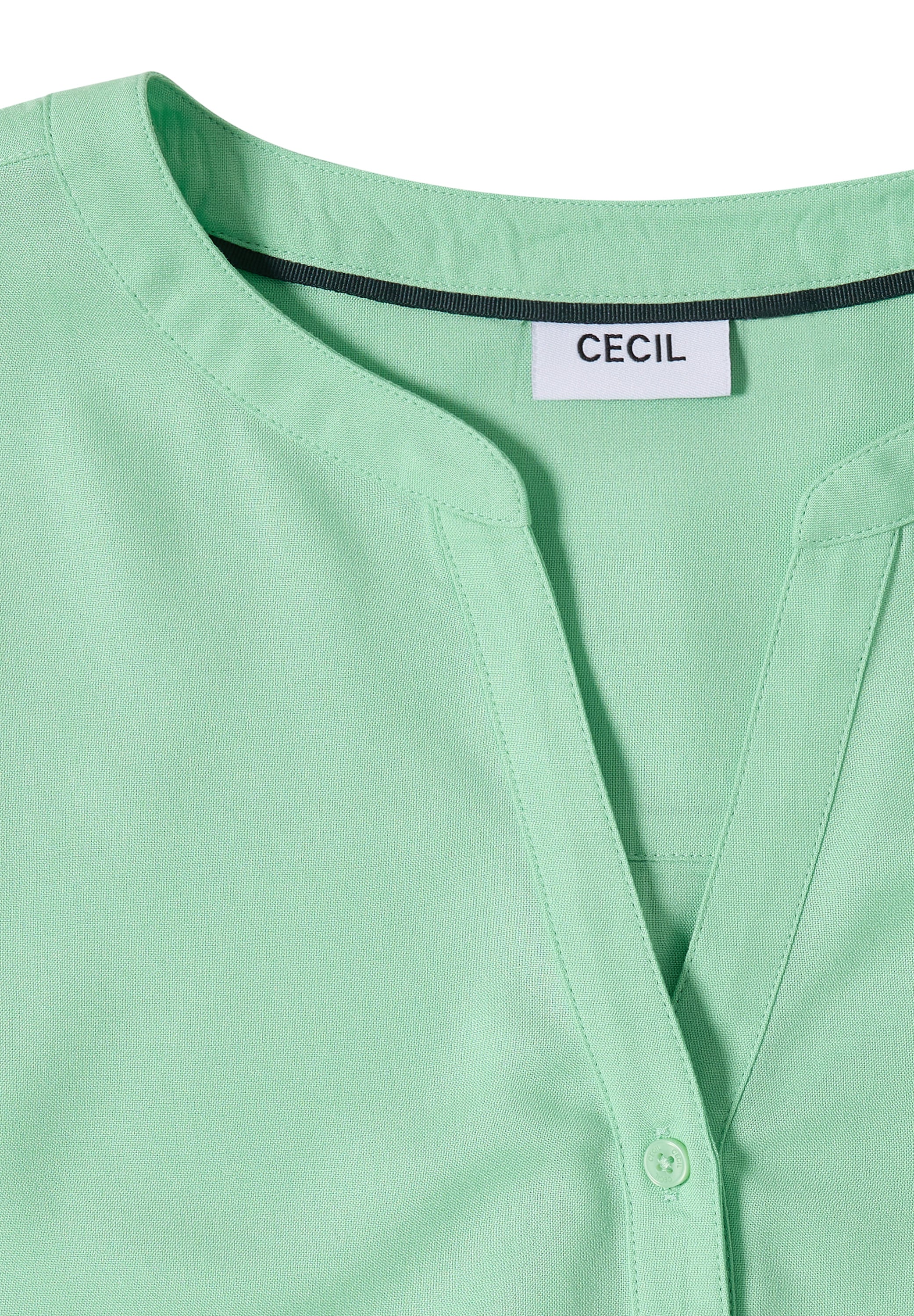 Cecil Klassische Bluse mit femininem V-Ausschnitt