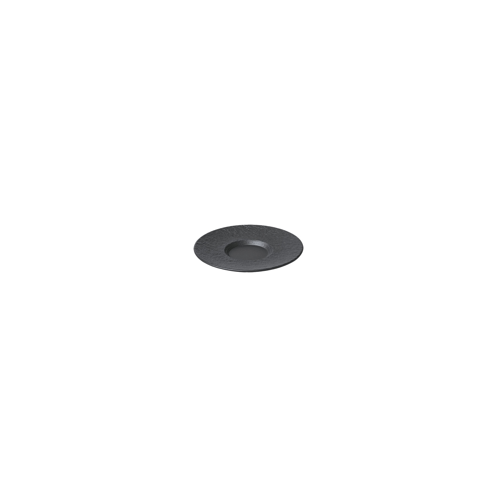 Villeroy & Boch Untertasse »Espressountertasse Manufacture Rock Ø 12,1 cm 6er Set schwarz«