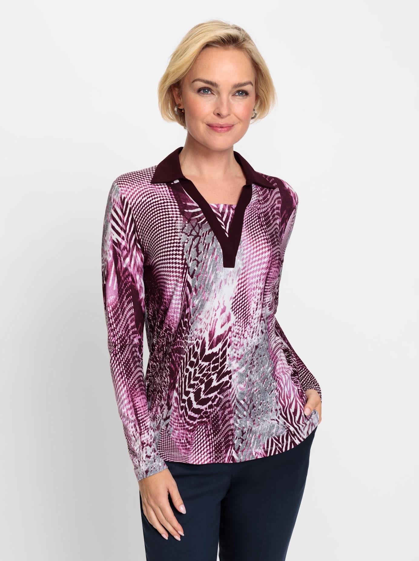 Classic 2-in-1-Shirt "Poloshirt" 1 Stk. günstig online kaufen