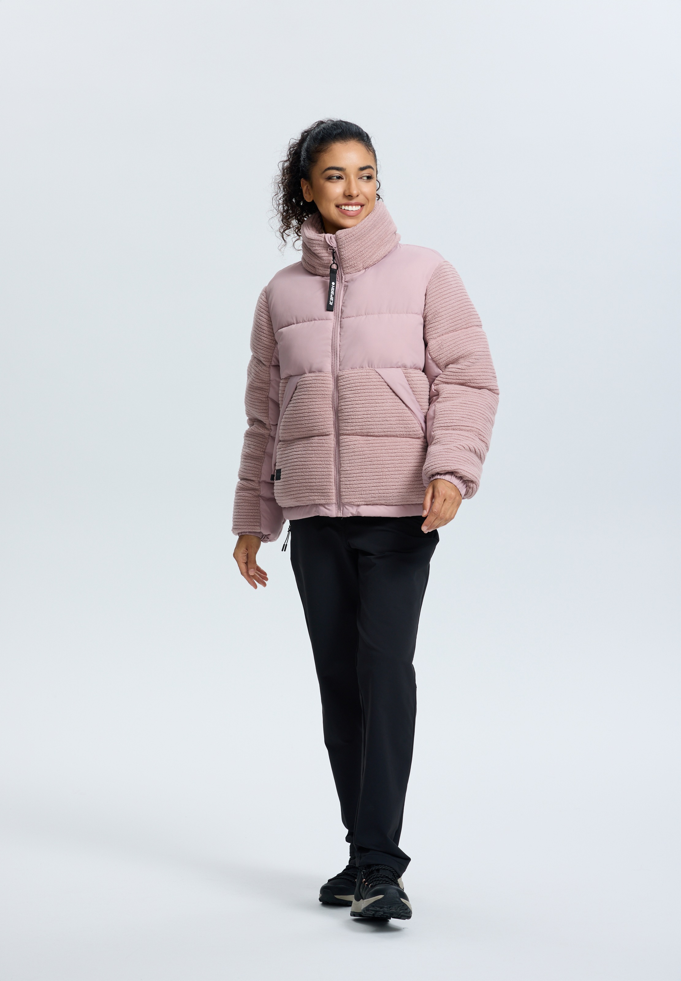 Icepeak Steppjacke "ICEPEAK AALAT" mit verstellbarer, einrollbarer Kapuze, günstig online kaufen