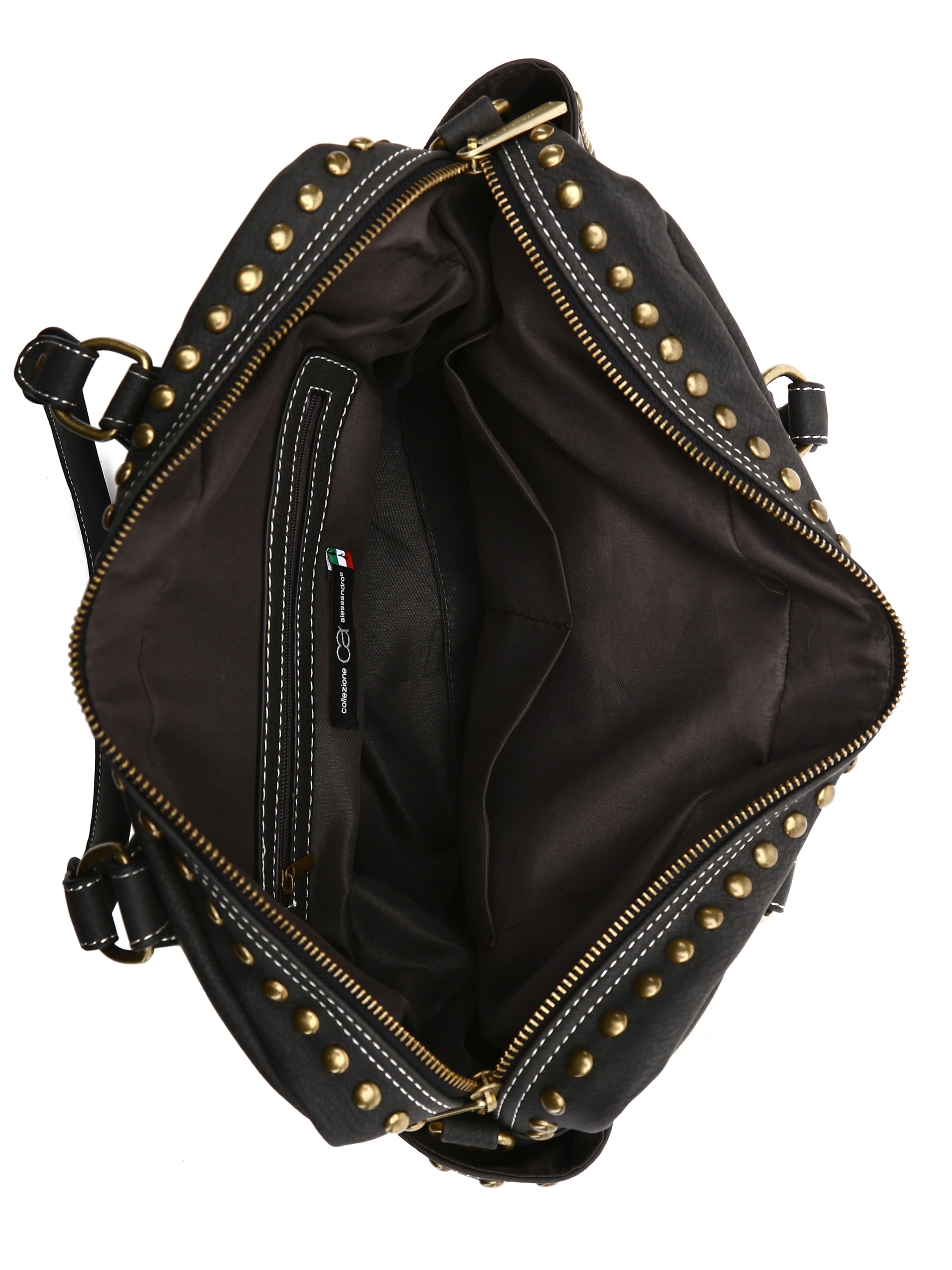 COLLEZIONE ALESSANDRO Schultertasche »Madrid« mit 2 Seitenfächern