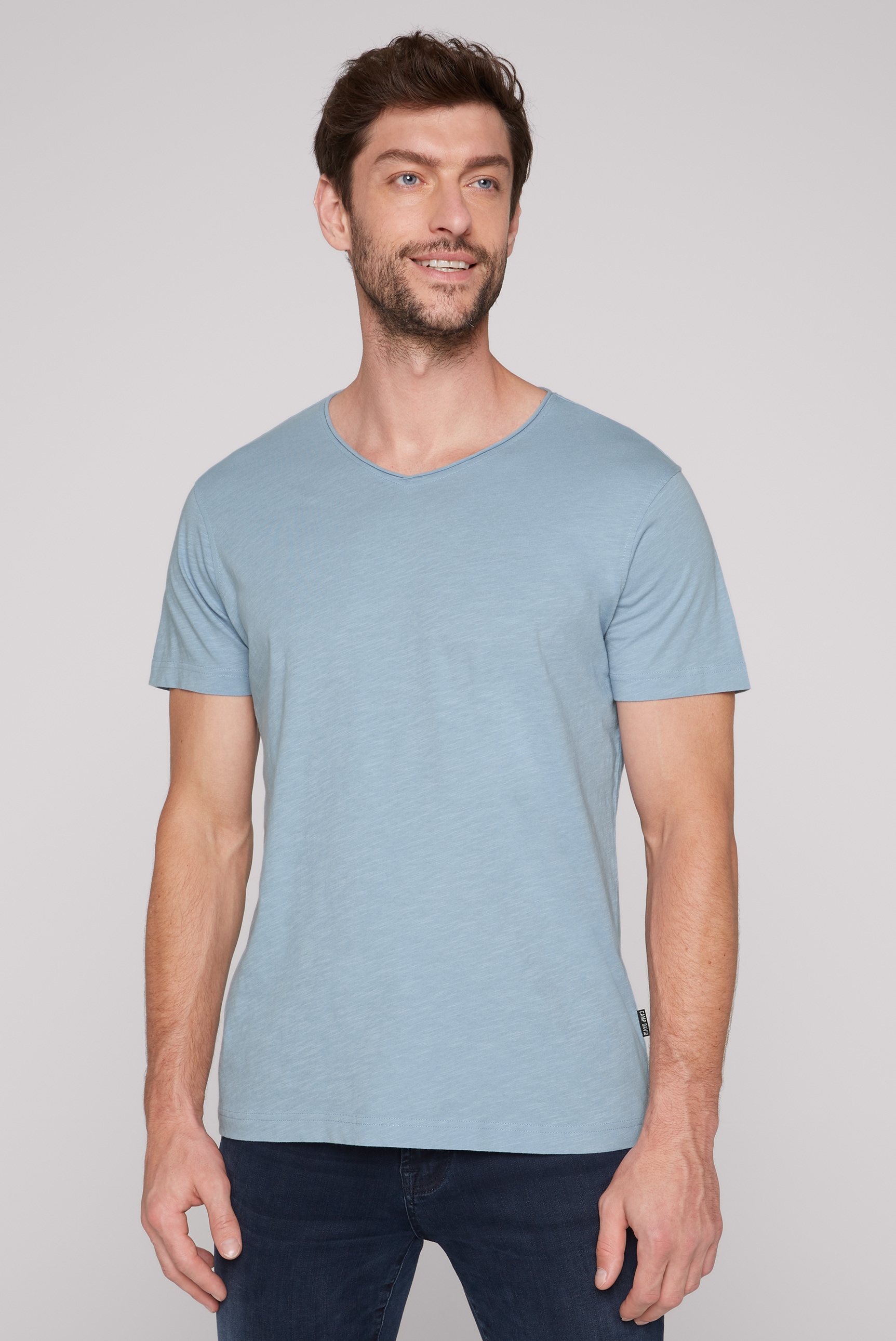 CAMP DAVID V-Shirt, aus Baumwolle