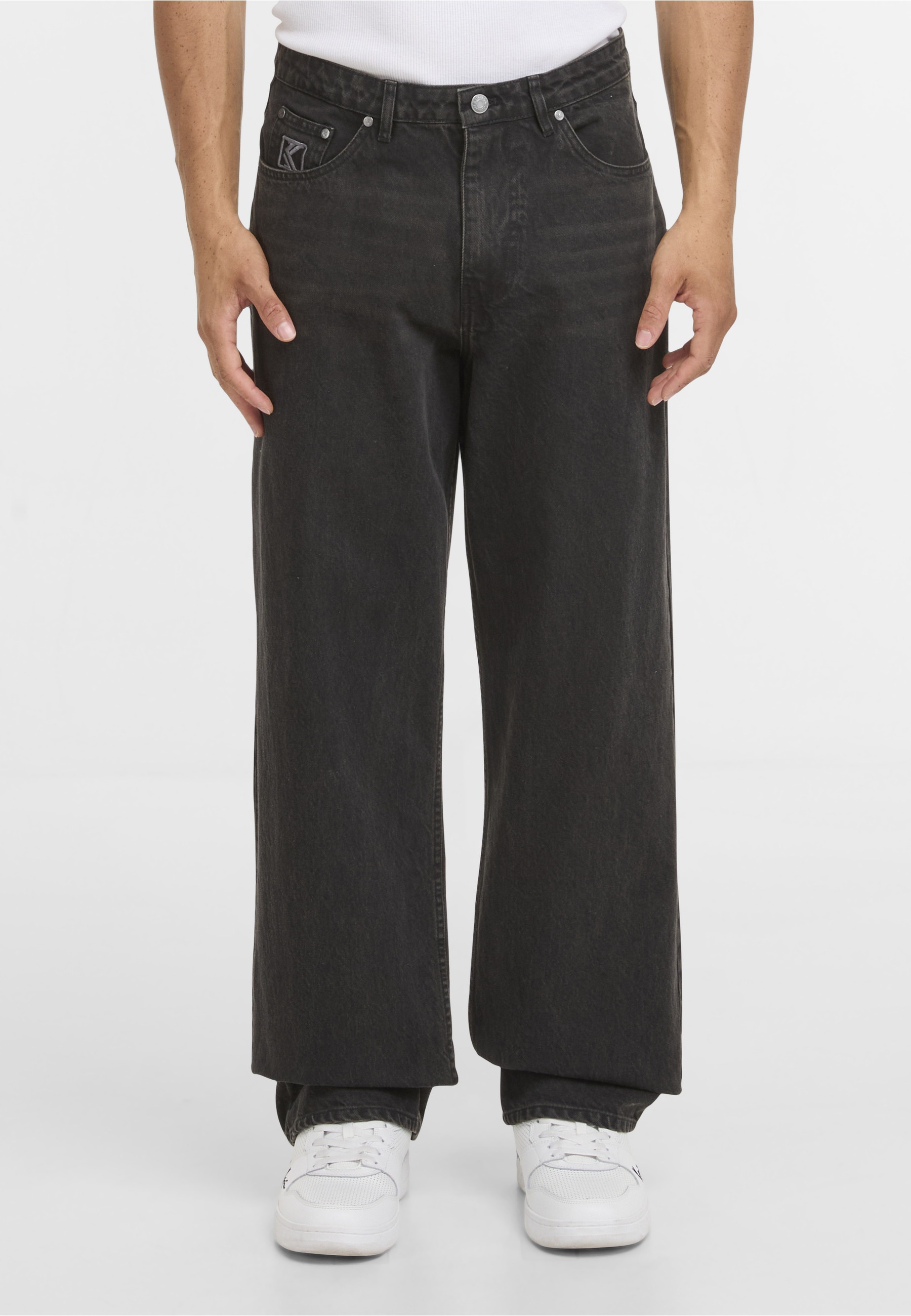 Karl Kani Bequeme Jeans »Karl Kani OG K Washed Straight Leg Jeans«