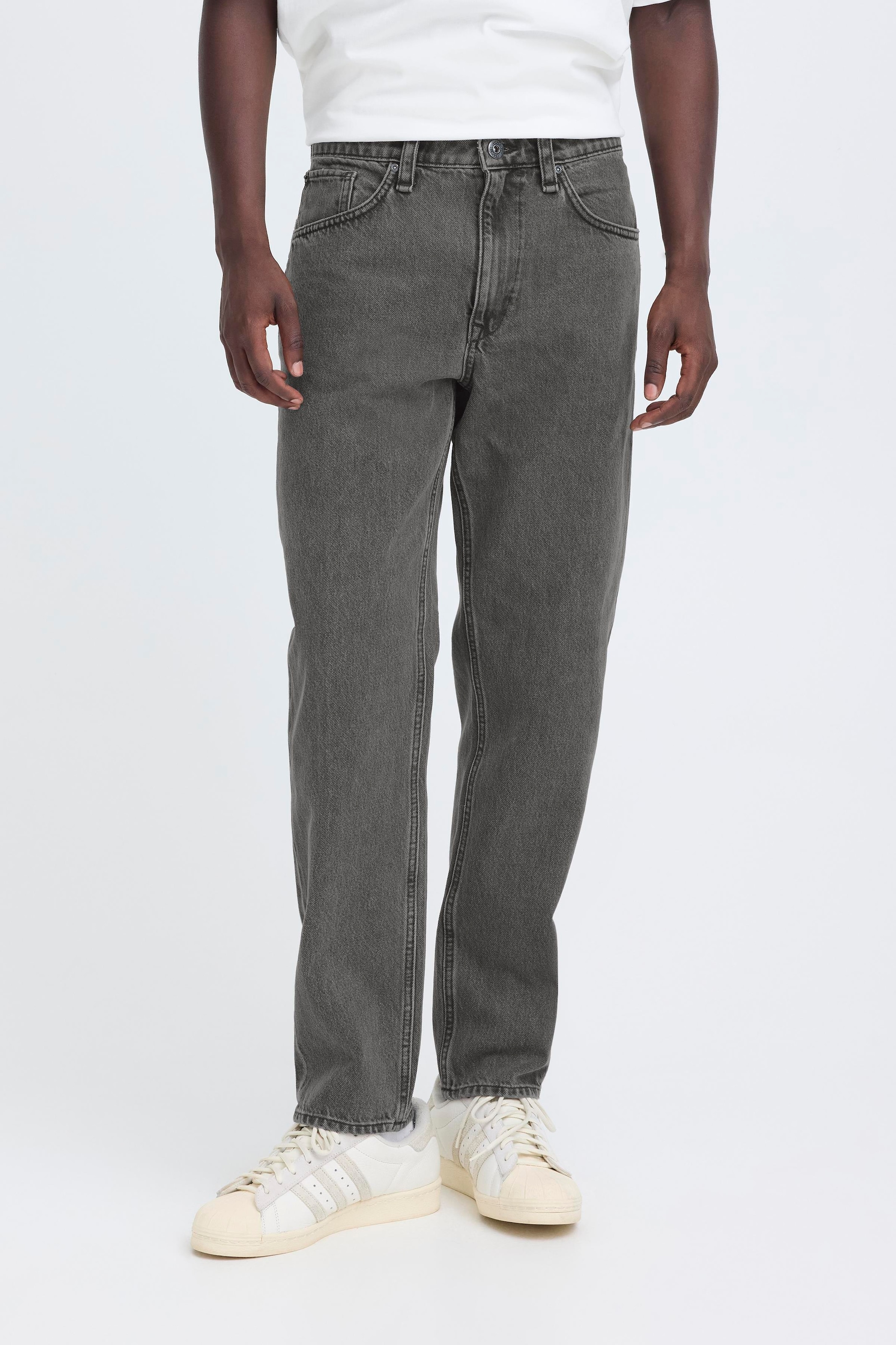 Blend 5-Pocket-Jeans "BHTHUNDER RLX NOOS" Relaxed Fit, mit Reißverschluss, aus Baumwolle, pflegeleichtes Denim