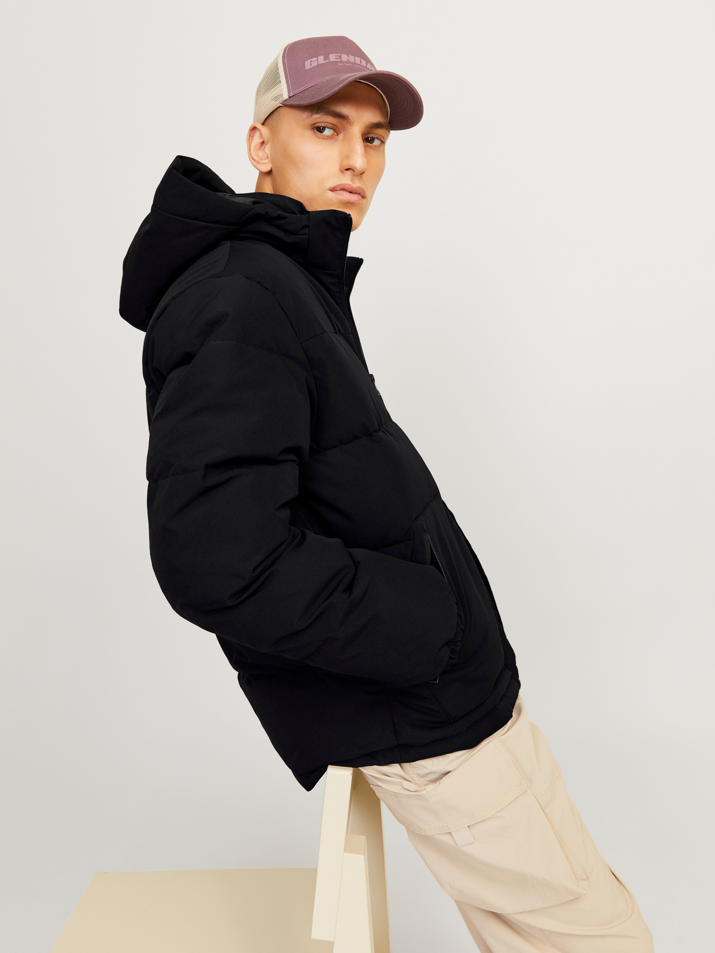 Jack & Jones Steppjacke »JJEOTTO PUFFER JACKET SN«, mit Kapuze