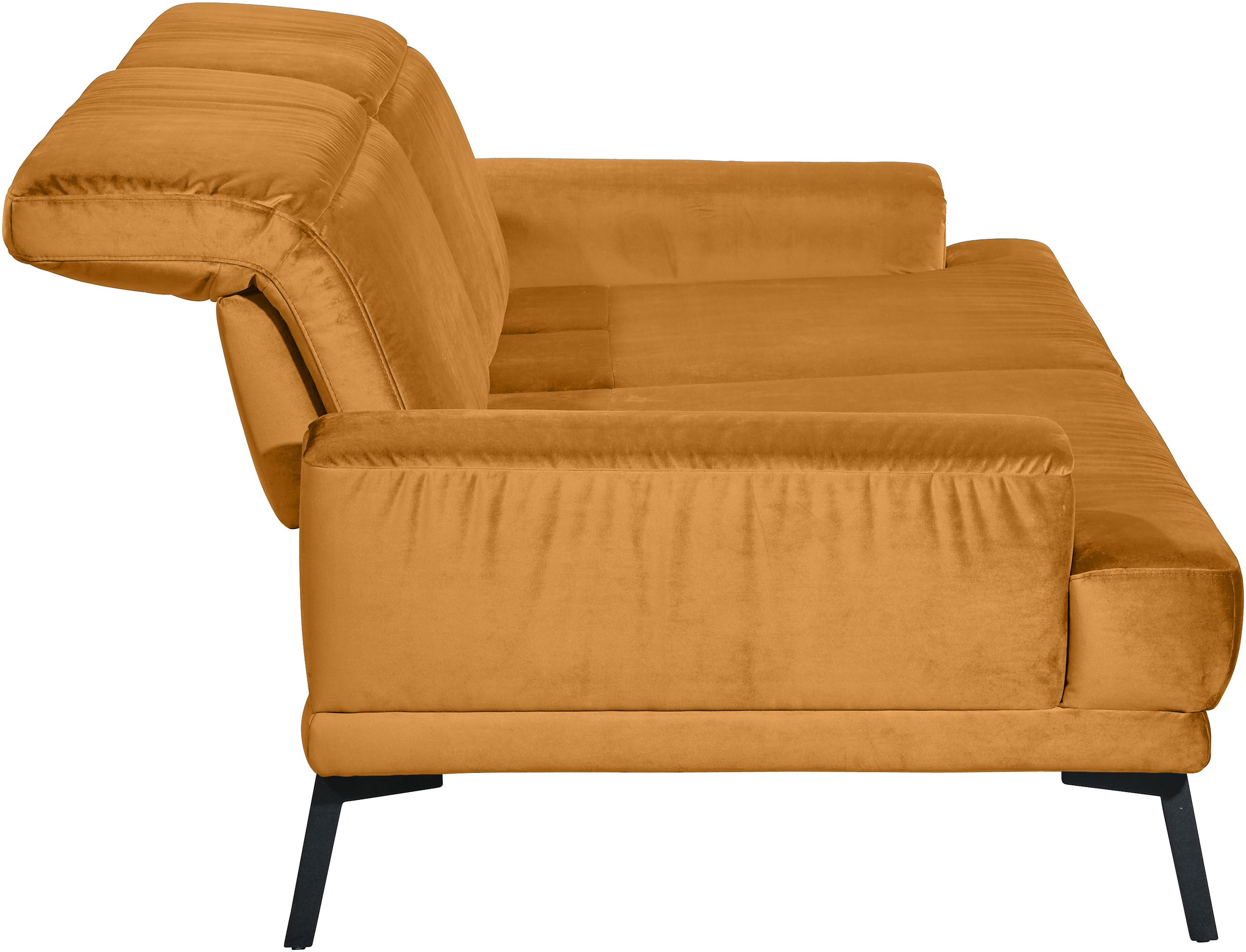 Musterring 3-Sitzer »MR 4580«, inkl. Kopf- und Sitztiefenverstellung, Fuß schwarz, B228 x T103 cm