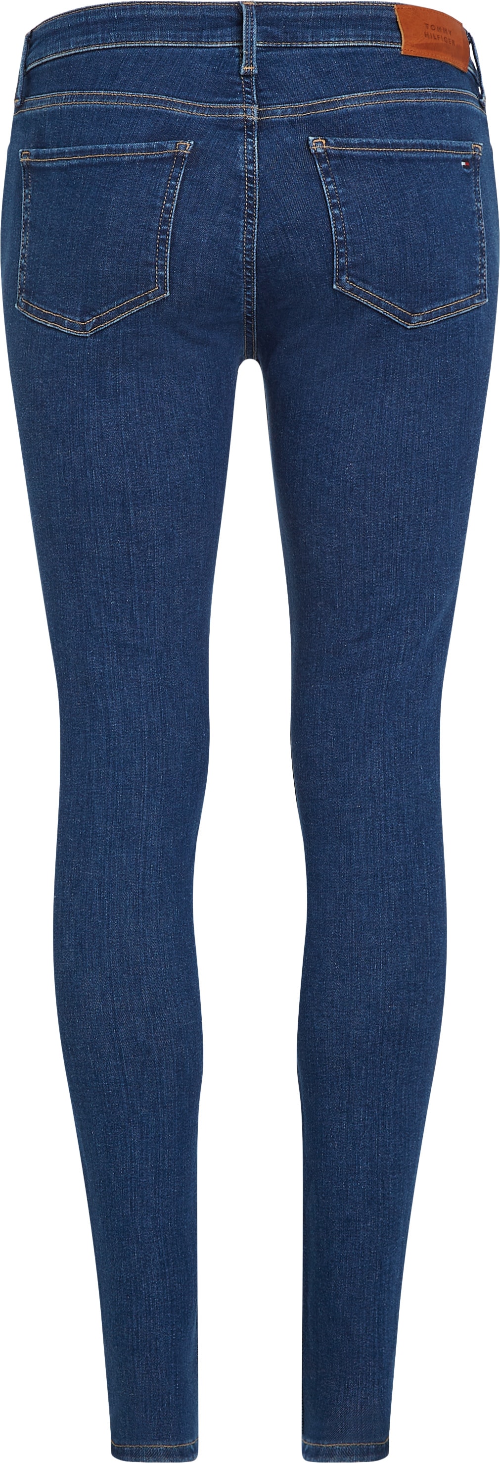 Tommy Hilfiger Skinny-fit-Jeans »COMO Skinny Regular Waist«, mit Logo-Badge, in Knöchellänge