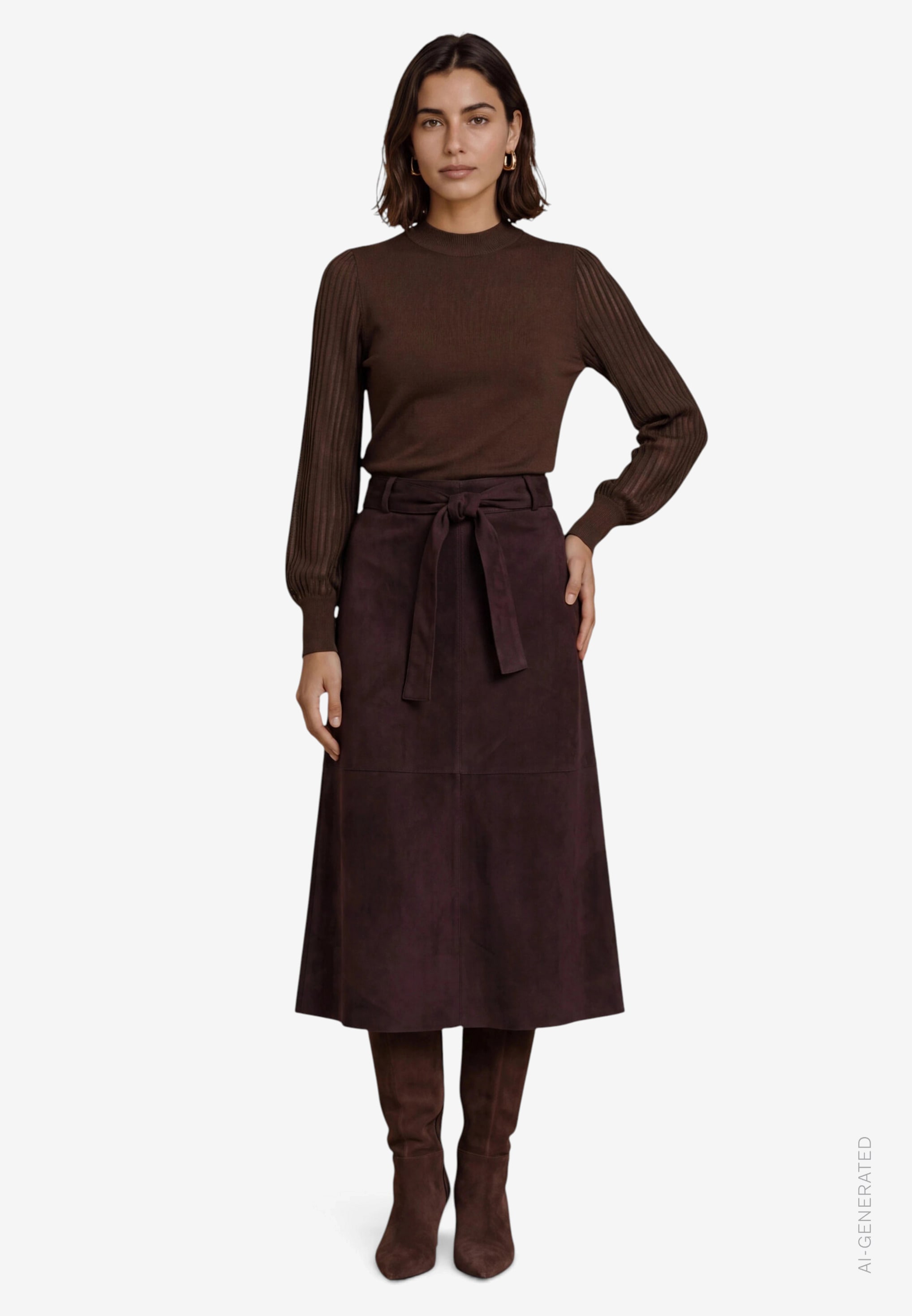 Zero Strickpullover mit transparenten Ärmeln