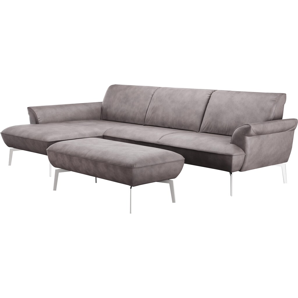 himolla Ecksofa »himolla 9900«, (mit Hocker)