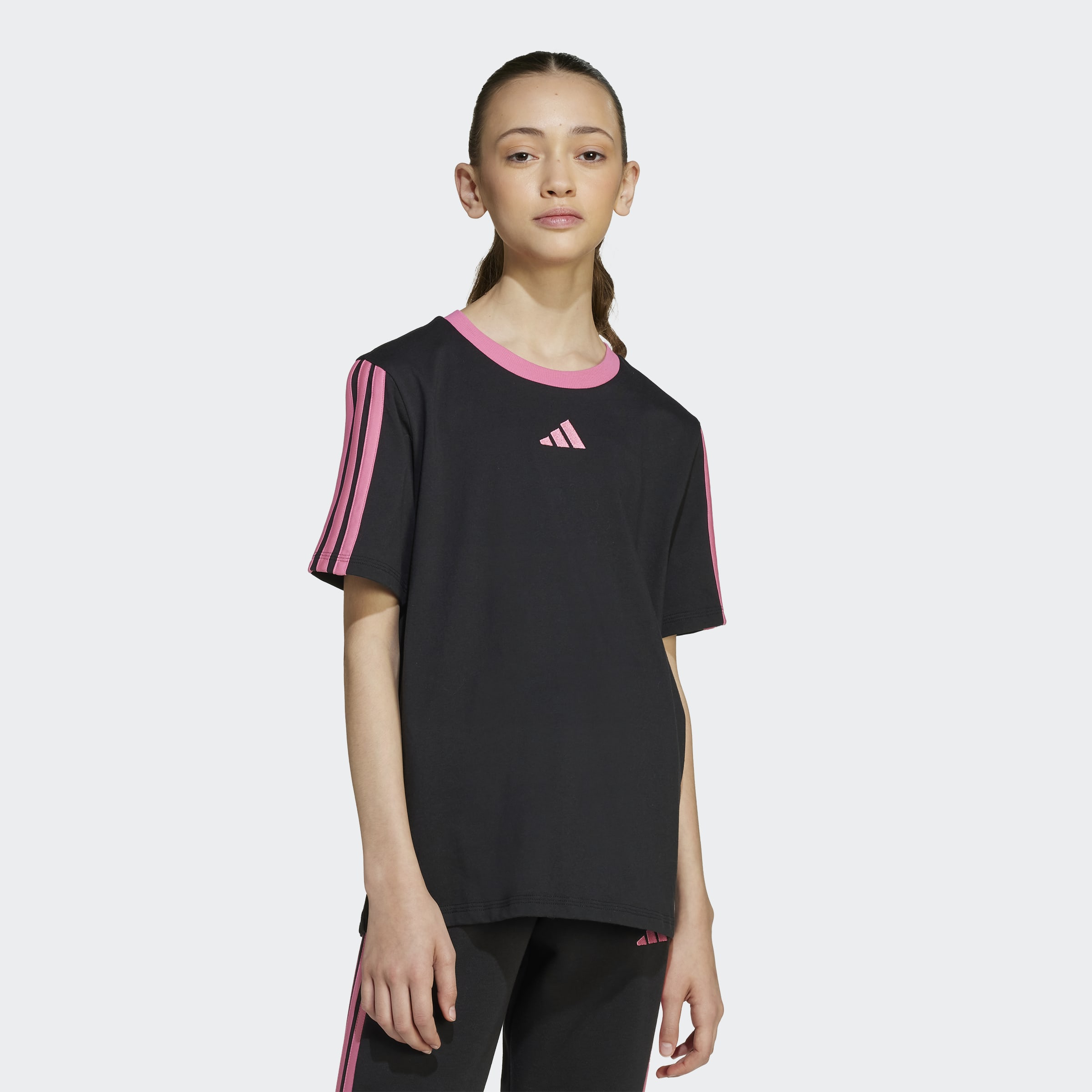 adidas Sportswear T-Shirt "ESSENTIALS KIDS" für Kinder, mit Rundhalsausschnitt, ohne Verschluss, aus Baumwolle