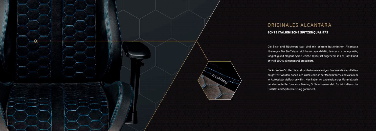 Joule Performance Gaming-Stuhl »RAID Alcantara«