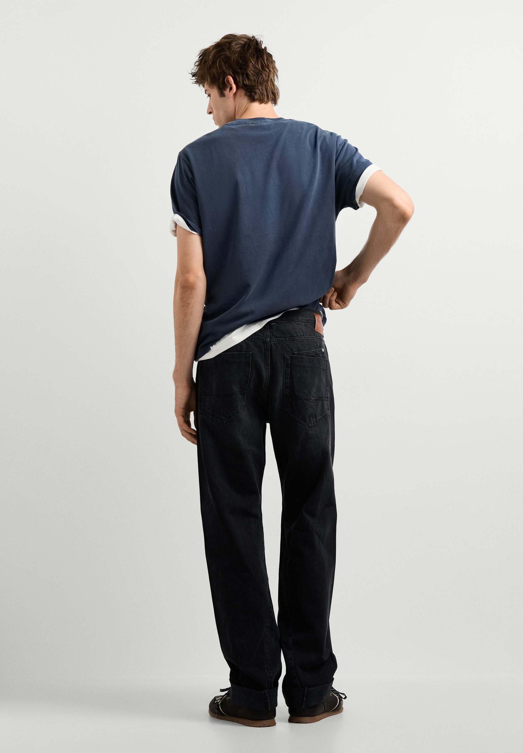 Pepe Jeans Relax-fit-Jeans »relaxed fit jeans RELAXED STRAIGHT BEXLEY WASHED BLACK«