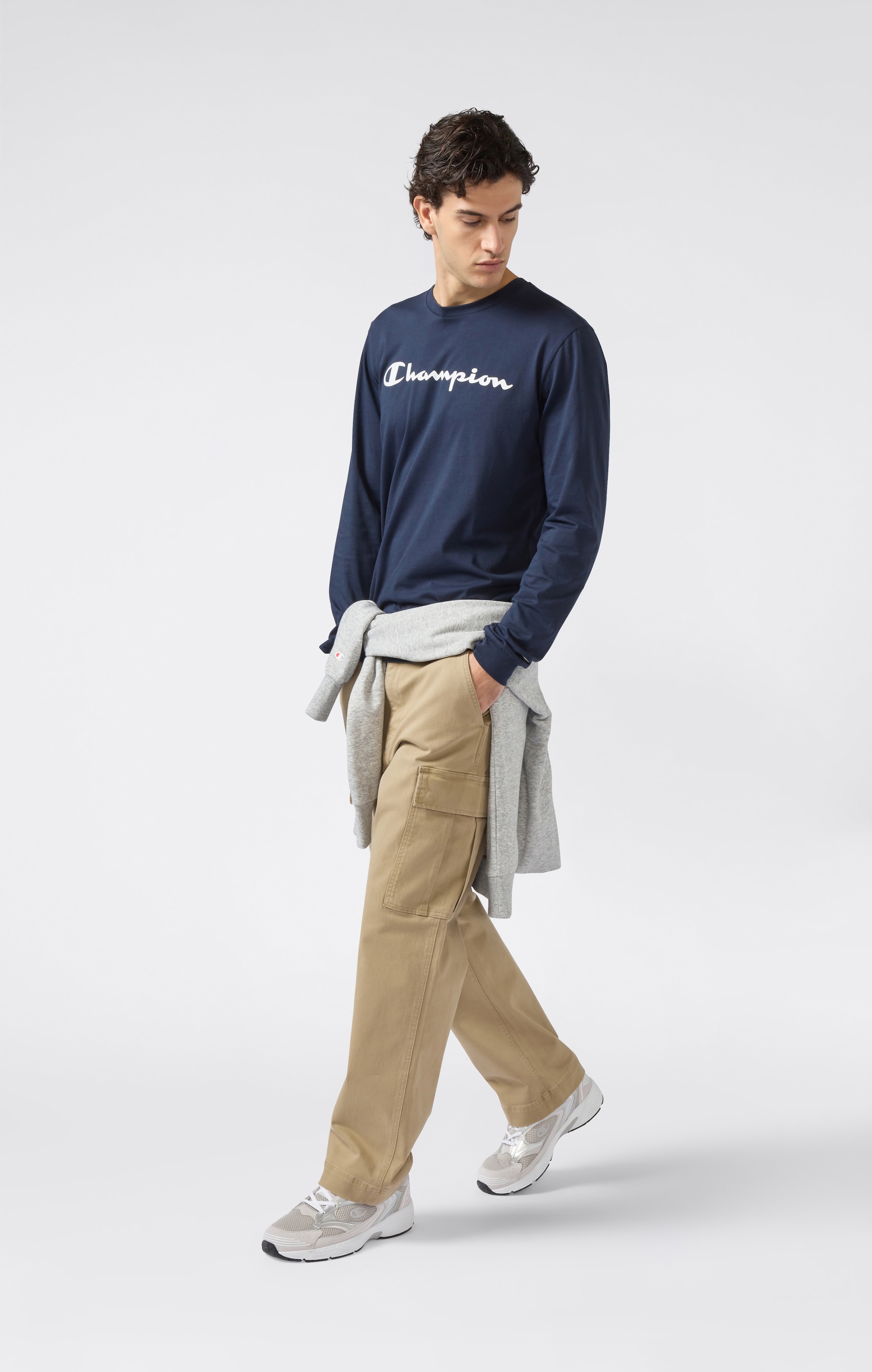 Champion T-Shirt »BASICS Long-Sleeve T-Shirt Large Logo«