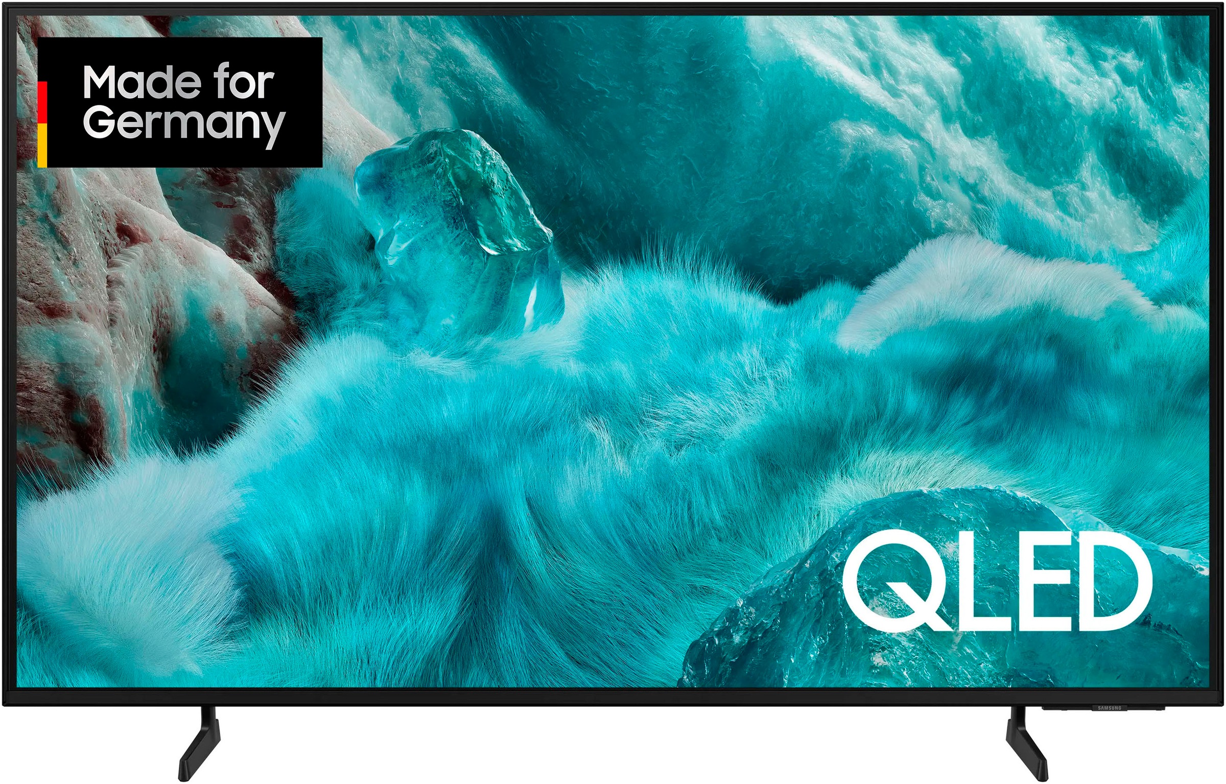 Samsung QLED-Fernseher »GQ43Q7F2AU«, 4K Ultra HD, Smart-TV, Quantum HDR, Knox Security, Art Store, 3D Sound, Gaming Hub, AI TV