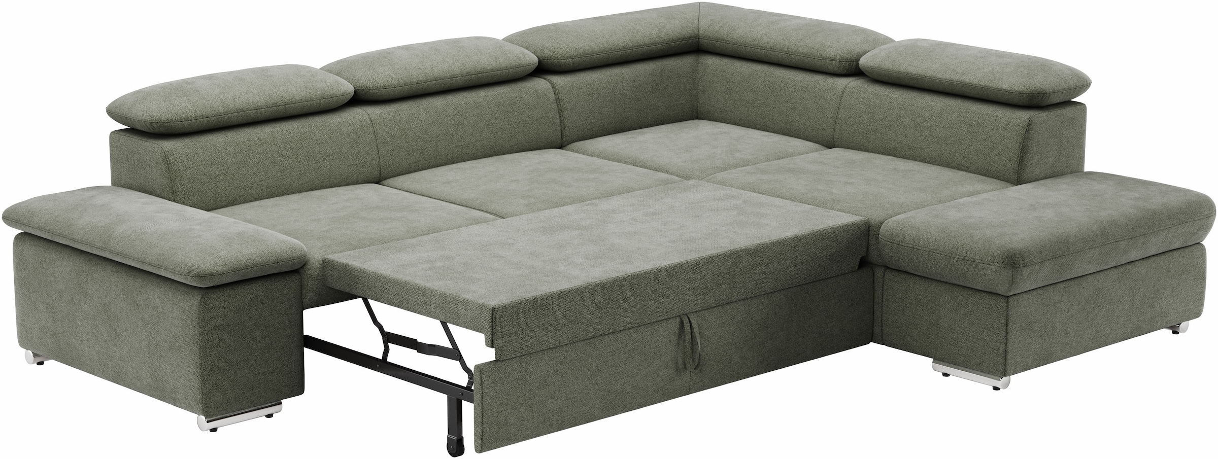 Ecksofa Valantine V, wahlweise mit Bettfunktion
