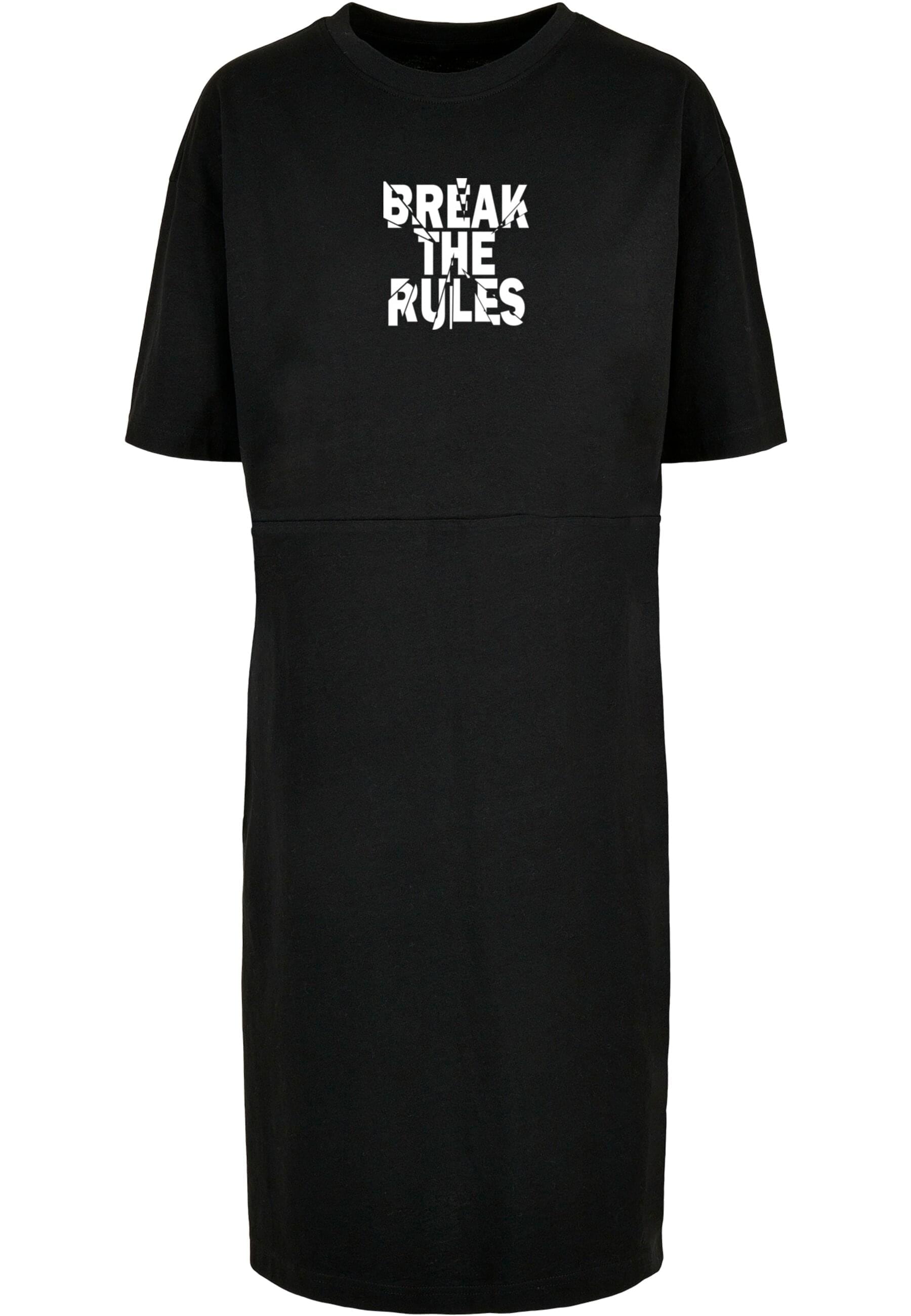 Shirtkleid »Merchcode Damen Ladies Break The Rules 2 Oversized Slit Dress«, (1 tlg.)