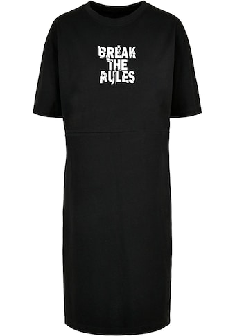 Shirtkleid »Merchcode Damen Ladies Break The Rules 2 Oversized Slit Dress«, (1 tlg.)