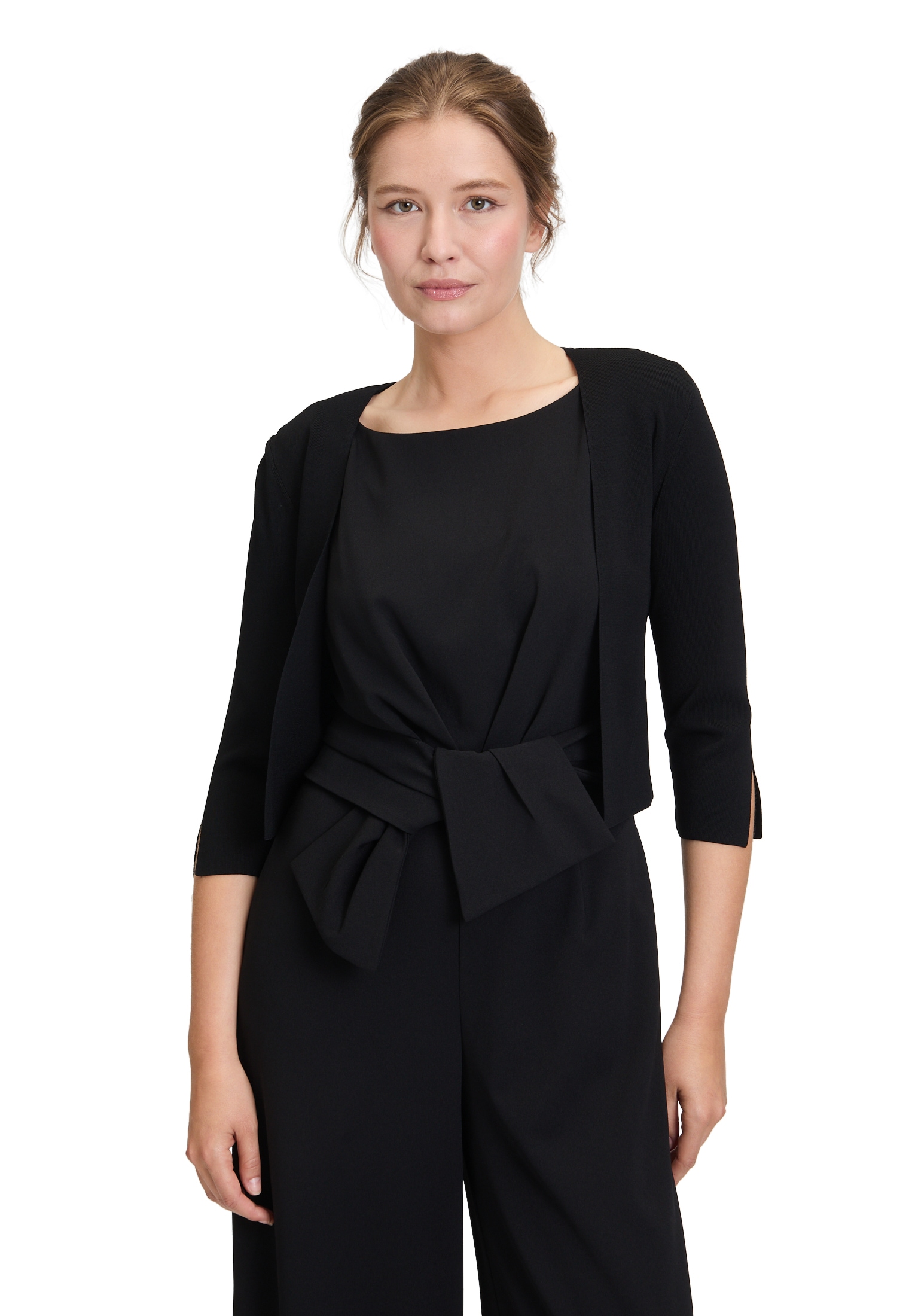 Vera Mont Strickjacke "Damen Strickbolero langarm", 1 Stk. Ärmelschlitz günstig online kaufen