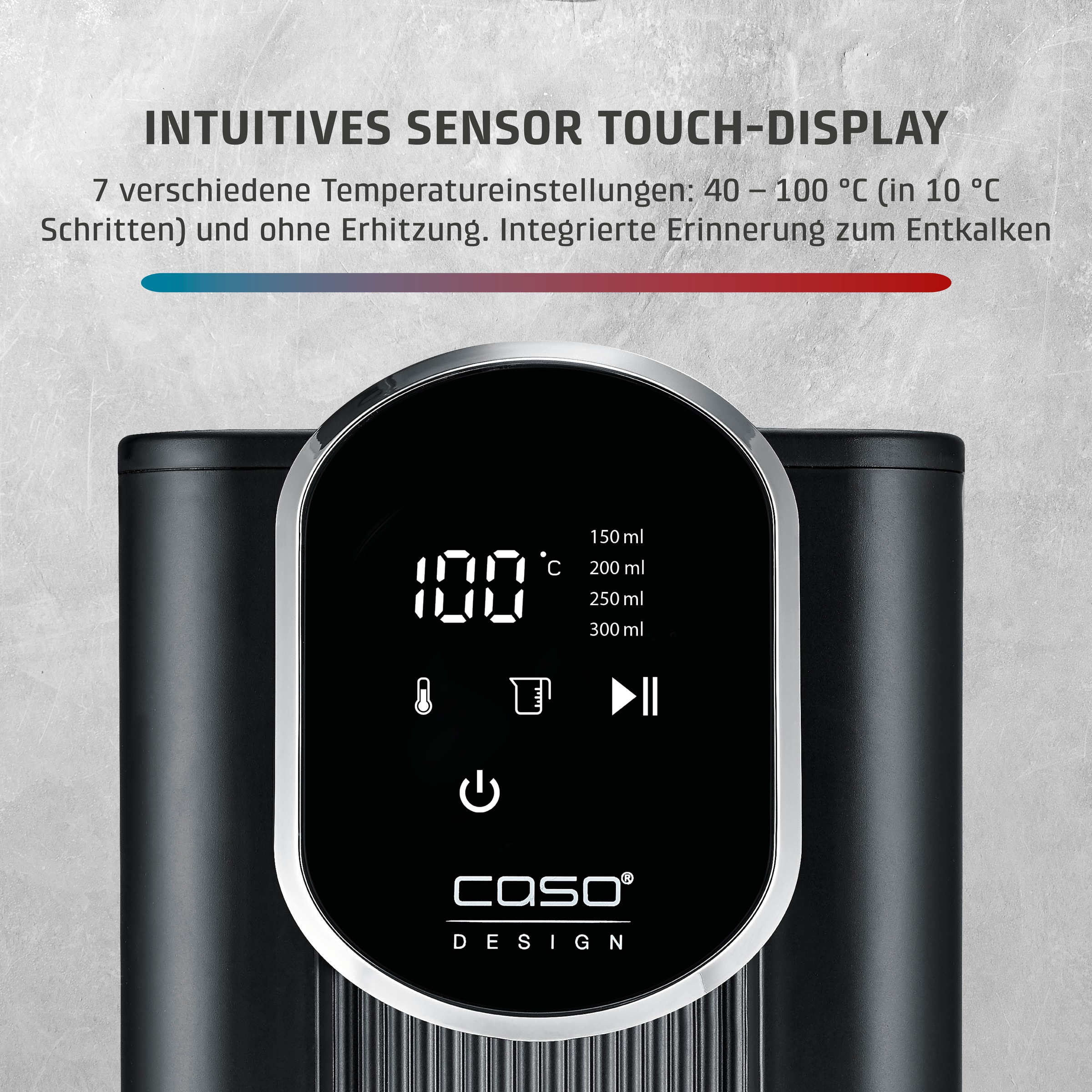 Caso Heißwasserspender »1985 HW 610« 2,5 l 2600 W inkl. Wasserfilter, mit Trockenlauf- und Überhitzungsschutz