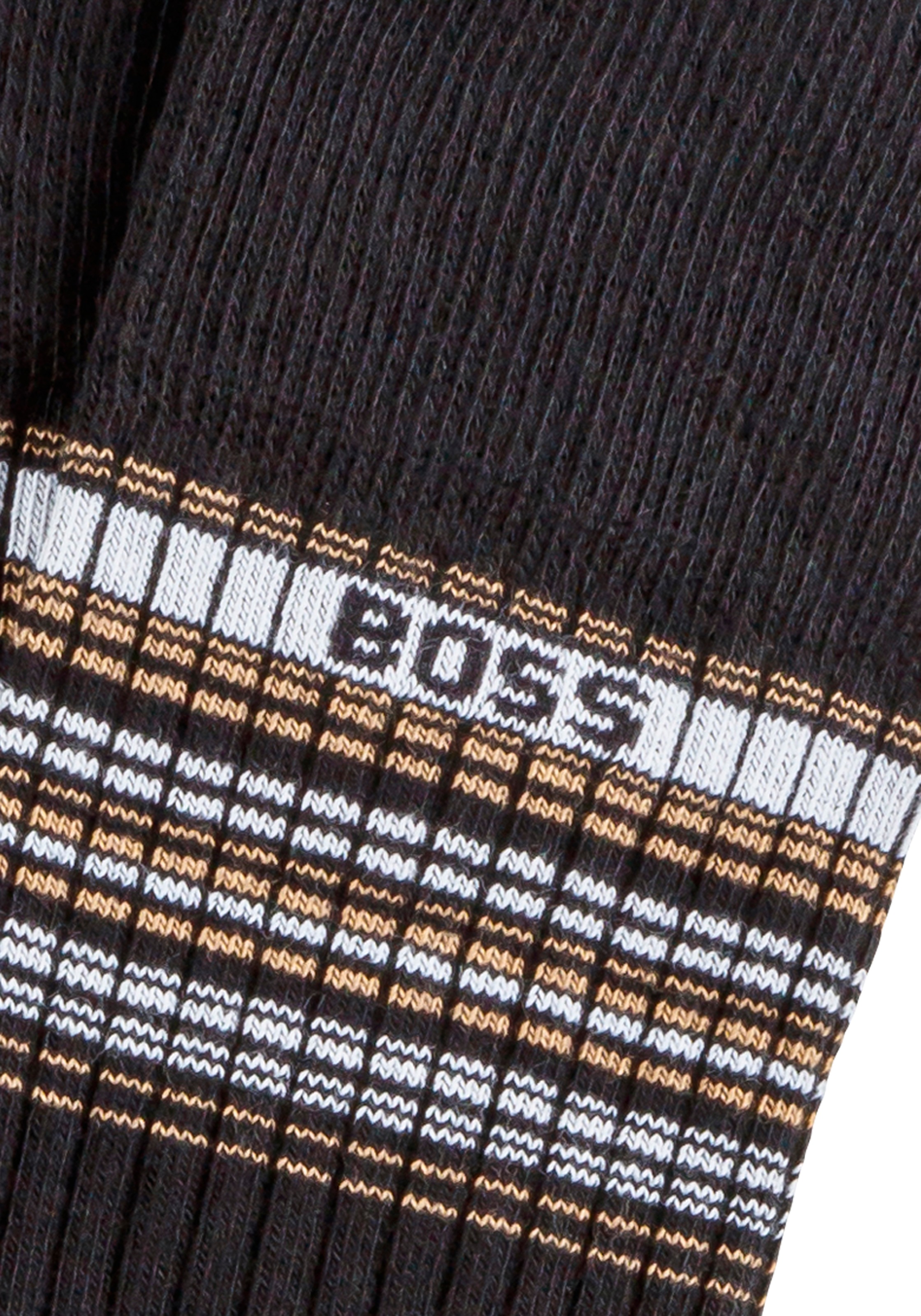 BOSS Freizeitsocken "3P RS Rib Stripe", (Packung, 3 Paar), mit BOSS Logo günstig online kaufen