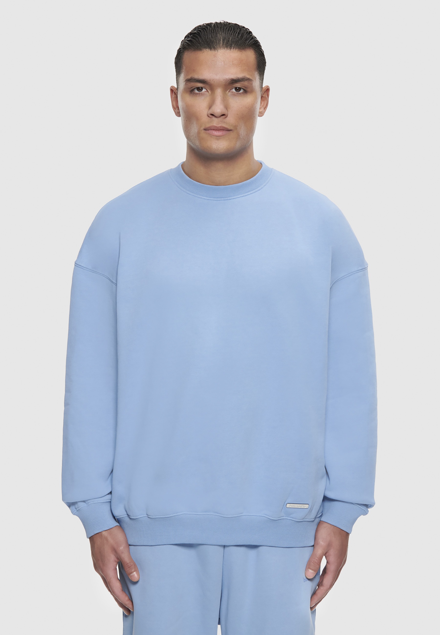 Dropsize Sweater "Dropsize Herren Bazix Republiq Super Heavy Blank Sweater" günstig online kaufen