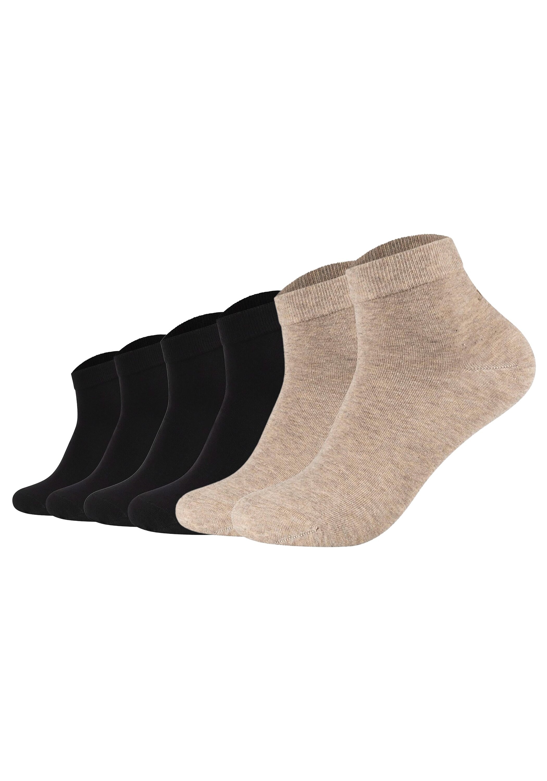 JOOP Kurzsocken "Socken Unisex premium essential organic cotton Quarter 6p 6er Pack" 6 Paar tlg.