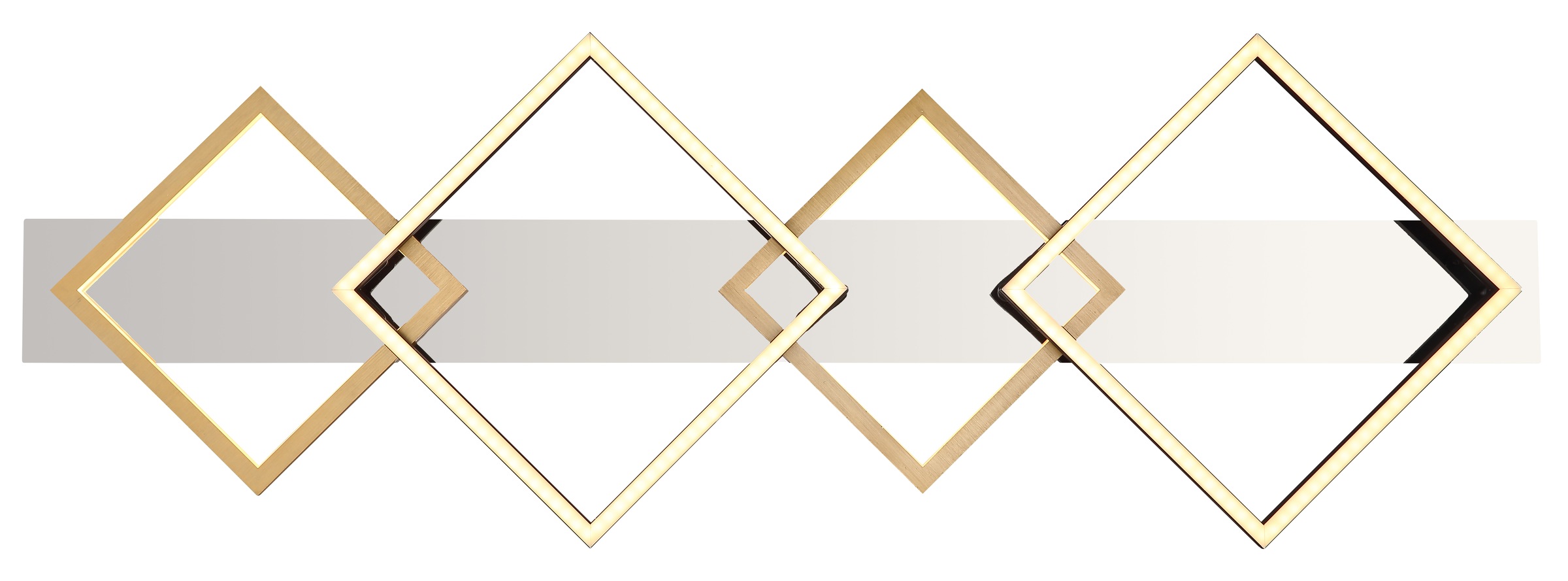 GLOBO LIGHTING Deckenleuchte »LESINA« LED-Modul 1 Stk. Warmweiß LED Deckenleuchte für Wohn- & Esszimmer modern