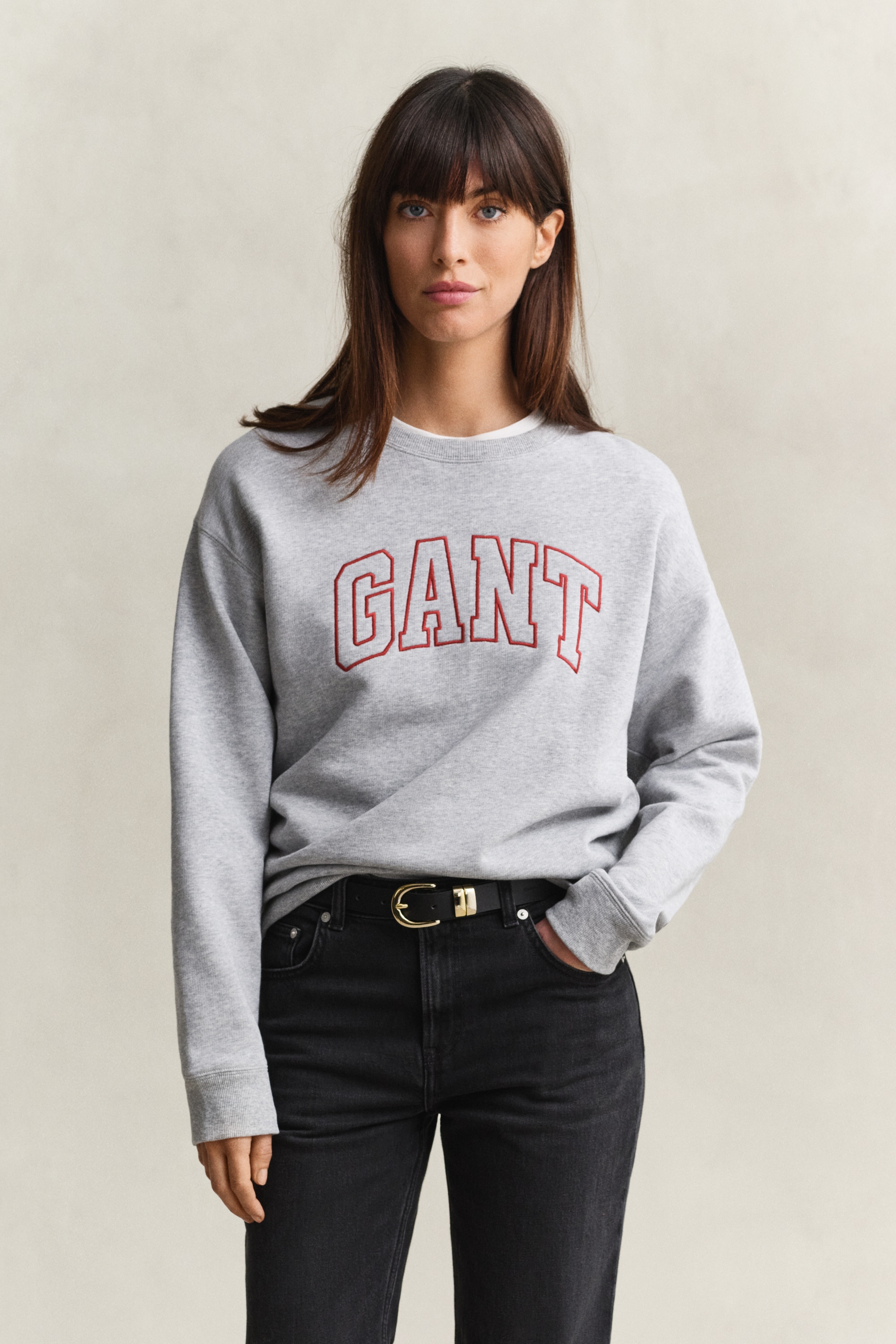 Gant Sweatshirt "GRAPHIC C-NECK SWEAT", Relaxed fit mit Rundhalsausschnitt